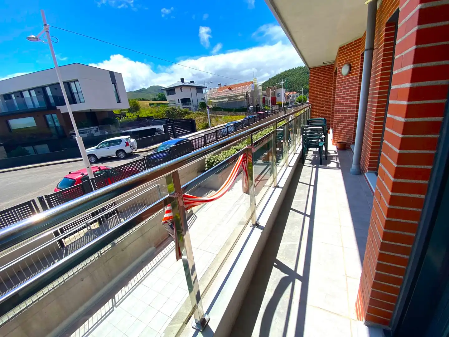 Terrace of Flat for sale in Castro-Urdiales  with Heating, Private garden and Parquet flooring