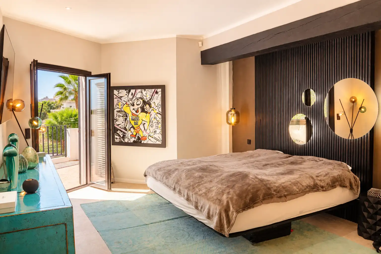 Bedroom of Houses for sale in Calvià  with Air Conditioner, Heating and Private garden