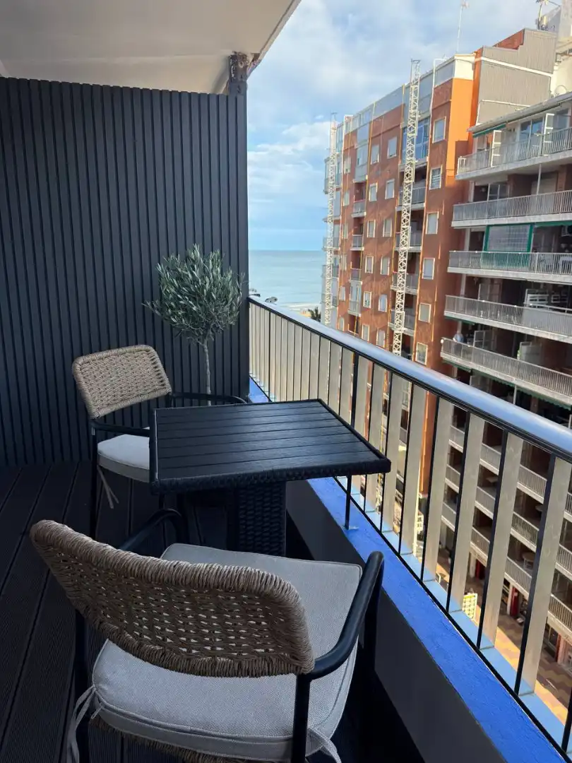 Balcony of Flat for sale in Cullera  with Air Conditioner, Furnished and Oven