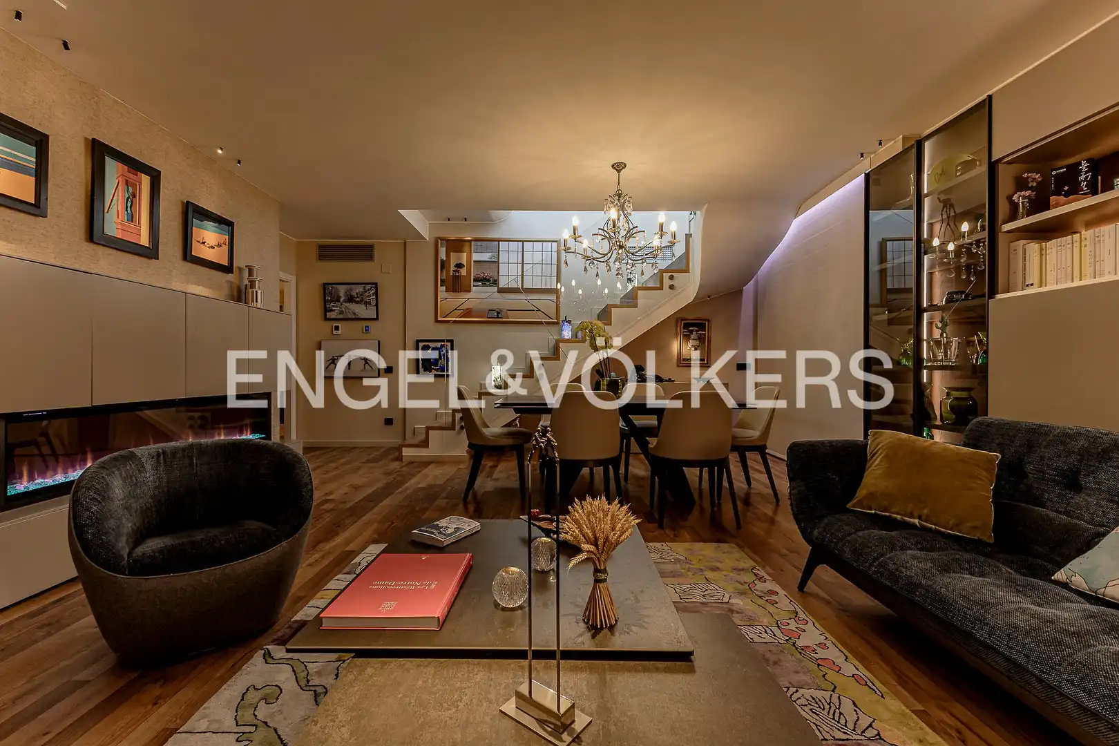 Sala de estar de Ático en venta en Sitges con Aire acondicionado, Calefacción y Jardín privado