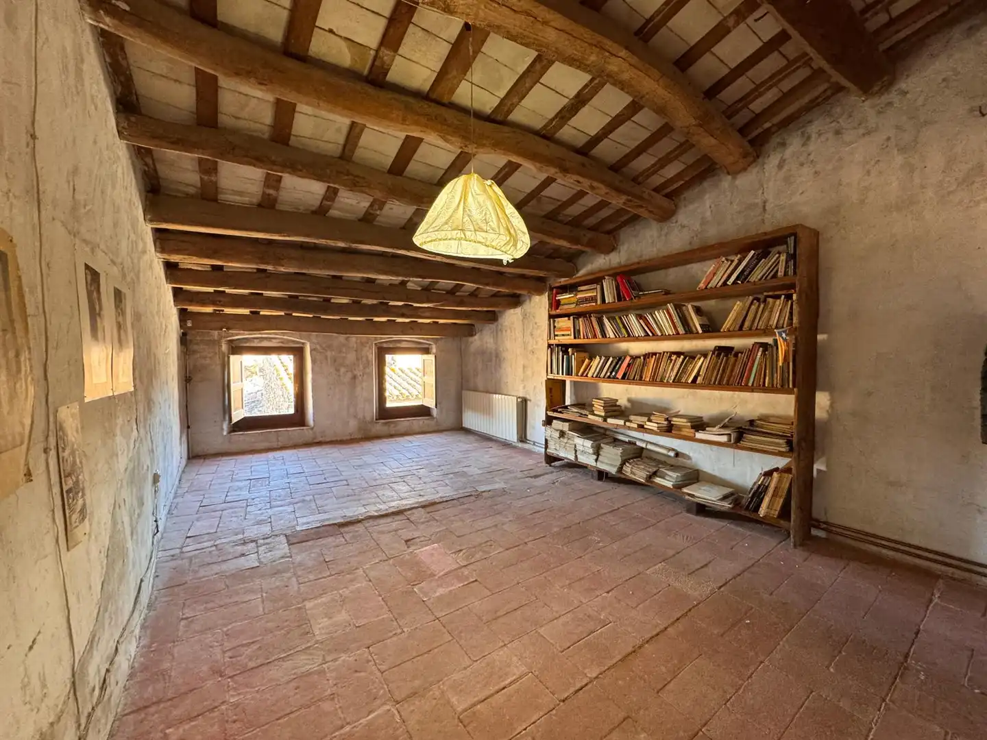Sala d'estar de Finca rústica en venda en Corçà amb Calefacció, Terrassa i Forn