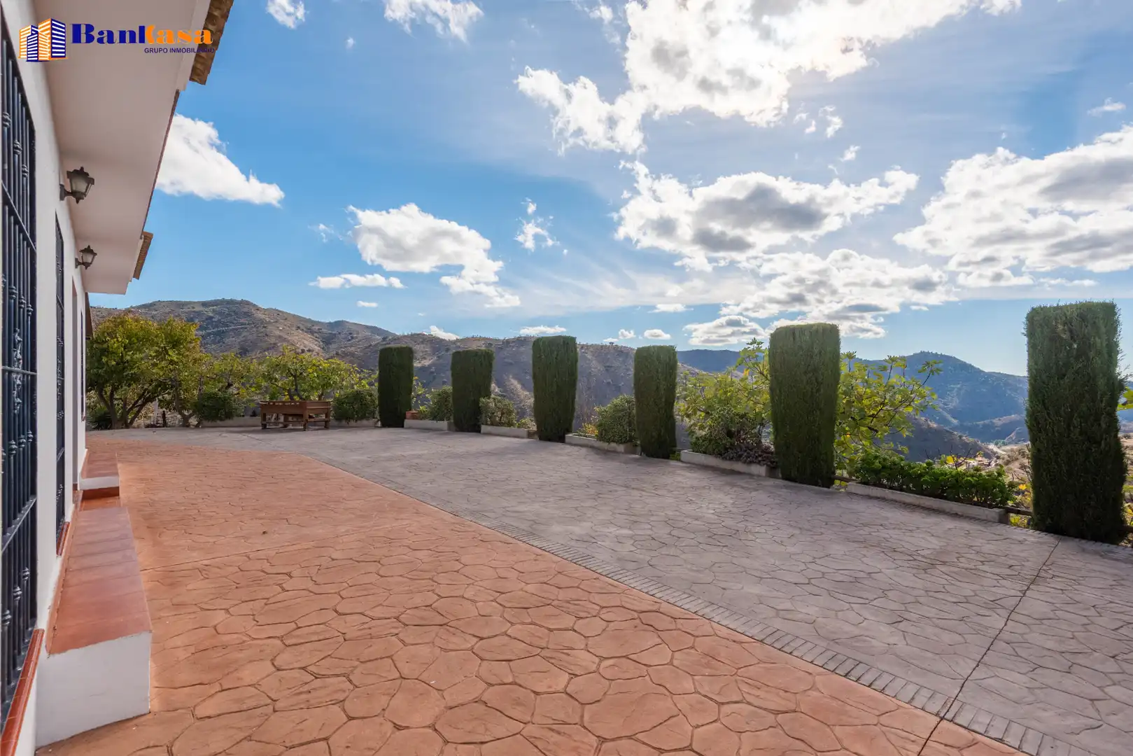 Terraza de Casa o chalet en venta en Casabermeja con Jardín privado, Piscina y Amueblado