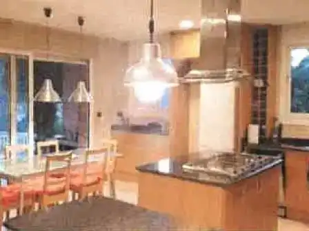 Cuina de Casa o xalet de lloguer en Sant Fost de Campsentelles amb Terrassa, Piscina i Balcó