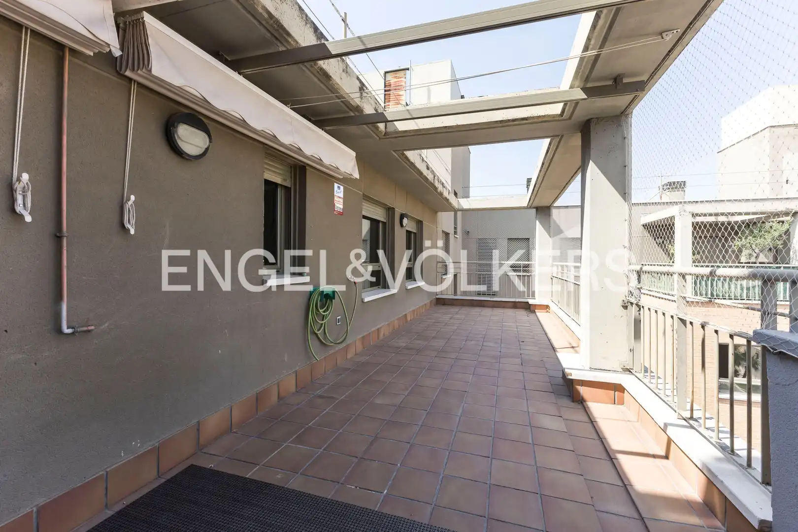 Terrasse von Dachboden zur Miete in Madrid mit Klimaanlage, Heizung und Parkett