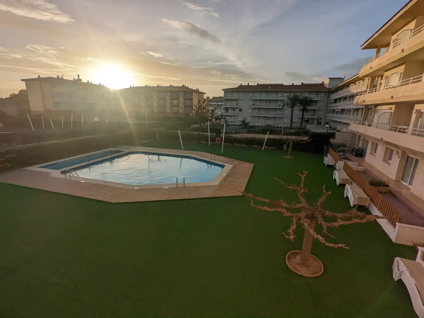 Piscina de Apartamento de alquiler en L'Estartit con Aire acondicionado, Calefacción y Terraza