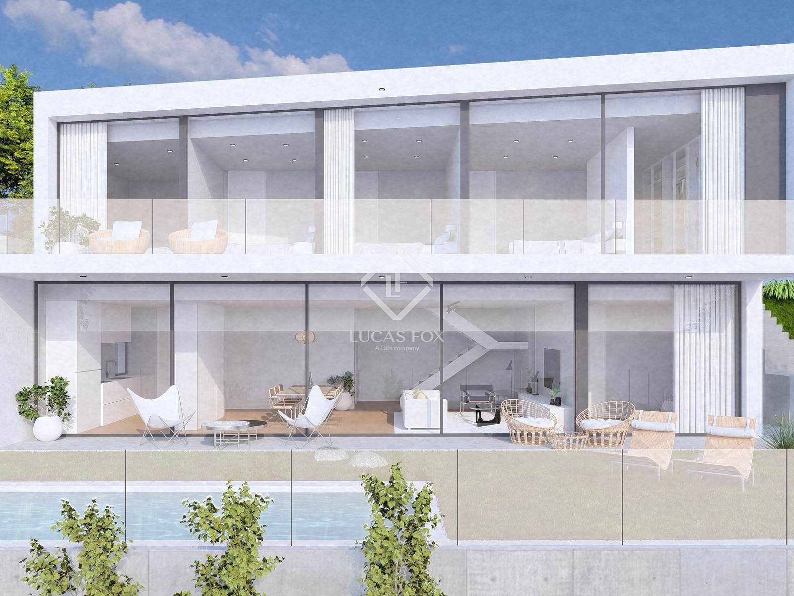 Vista exterior de Casa o chalet en venta en Premià de Dalt con Aire acondicionado, Calefacción y Jardín privado