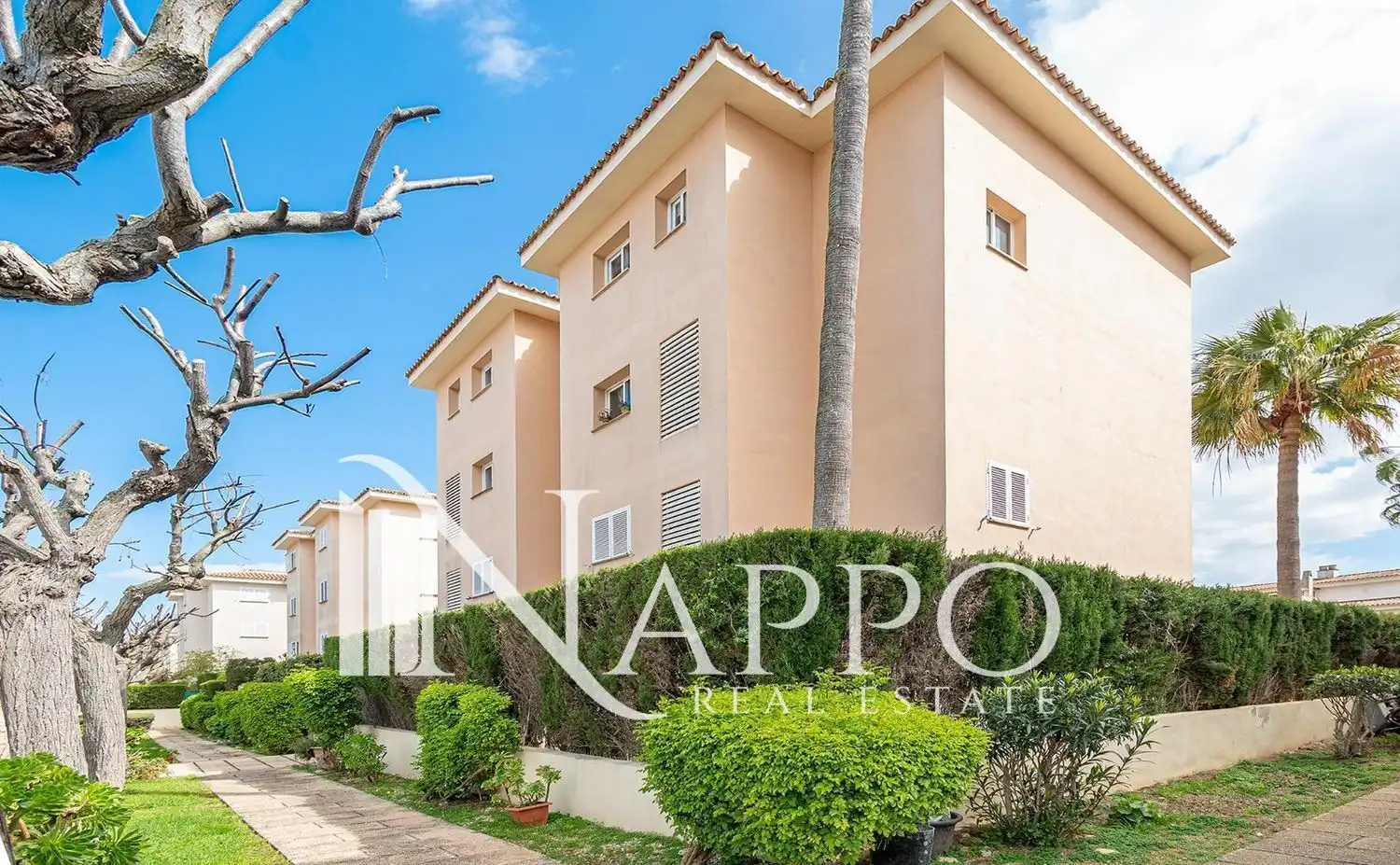 Exterior view of Duplexes for sale in Llucmajor  with Air Conditioner, Terrace and Swimming Pool