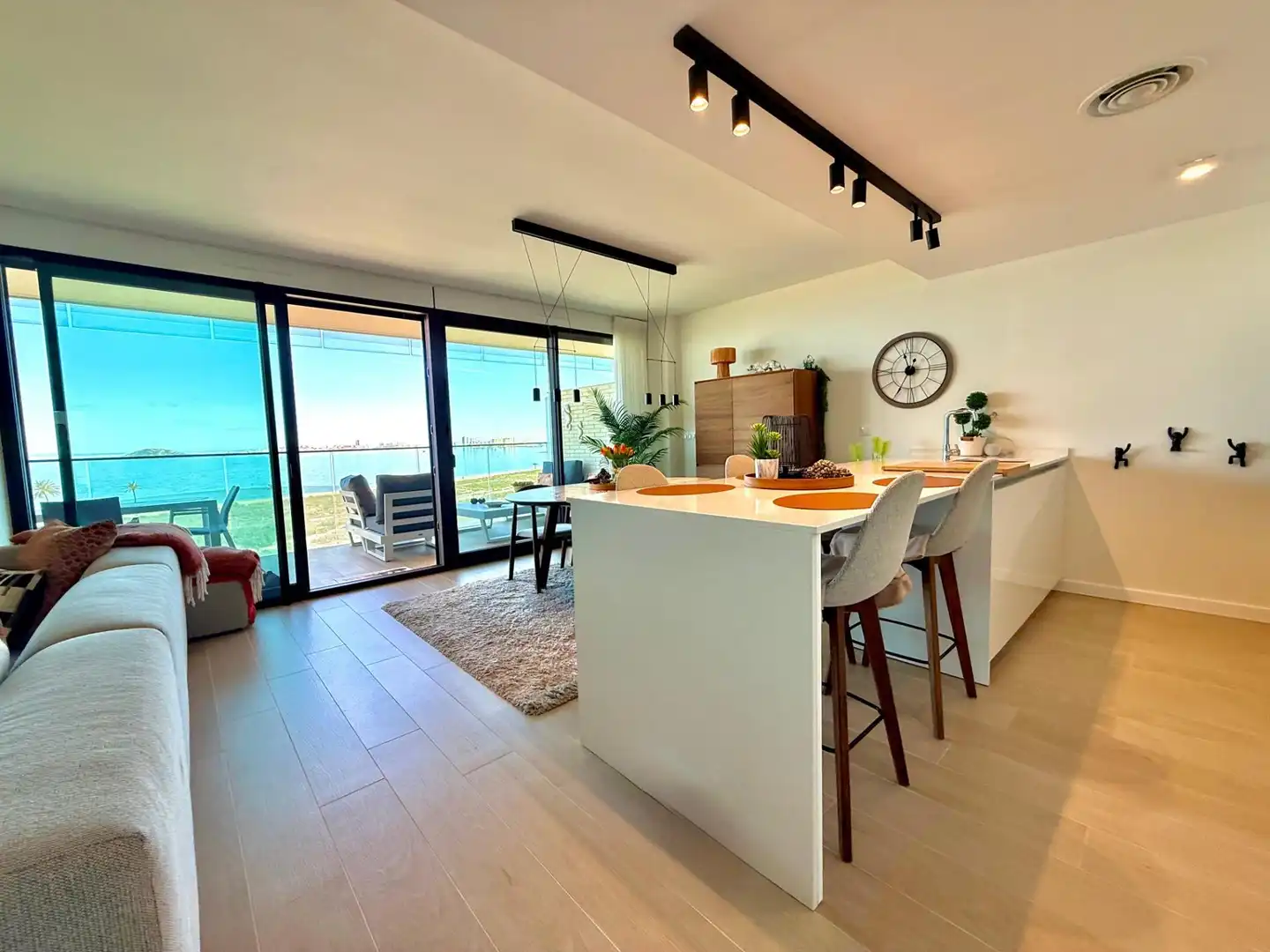 Kitchen of Flat for sale in Cartagena  with Air Conditioner, Heating and Private garden