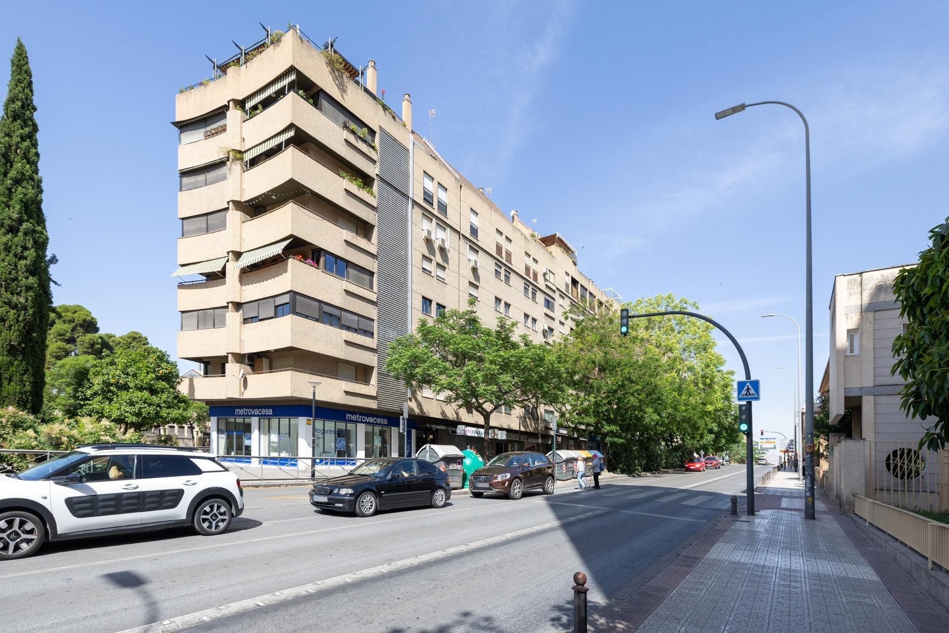 Exterior view of Flat to rent in  Granada Capital  with Air Conditioner, Heating and Terrace