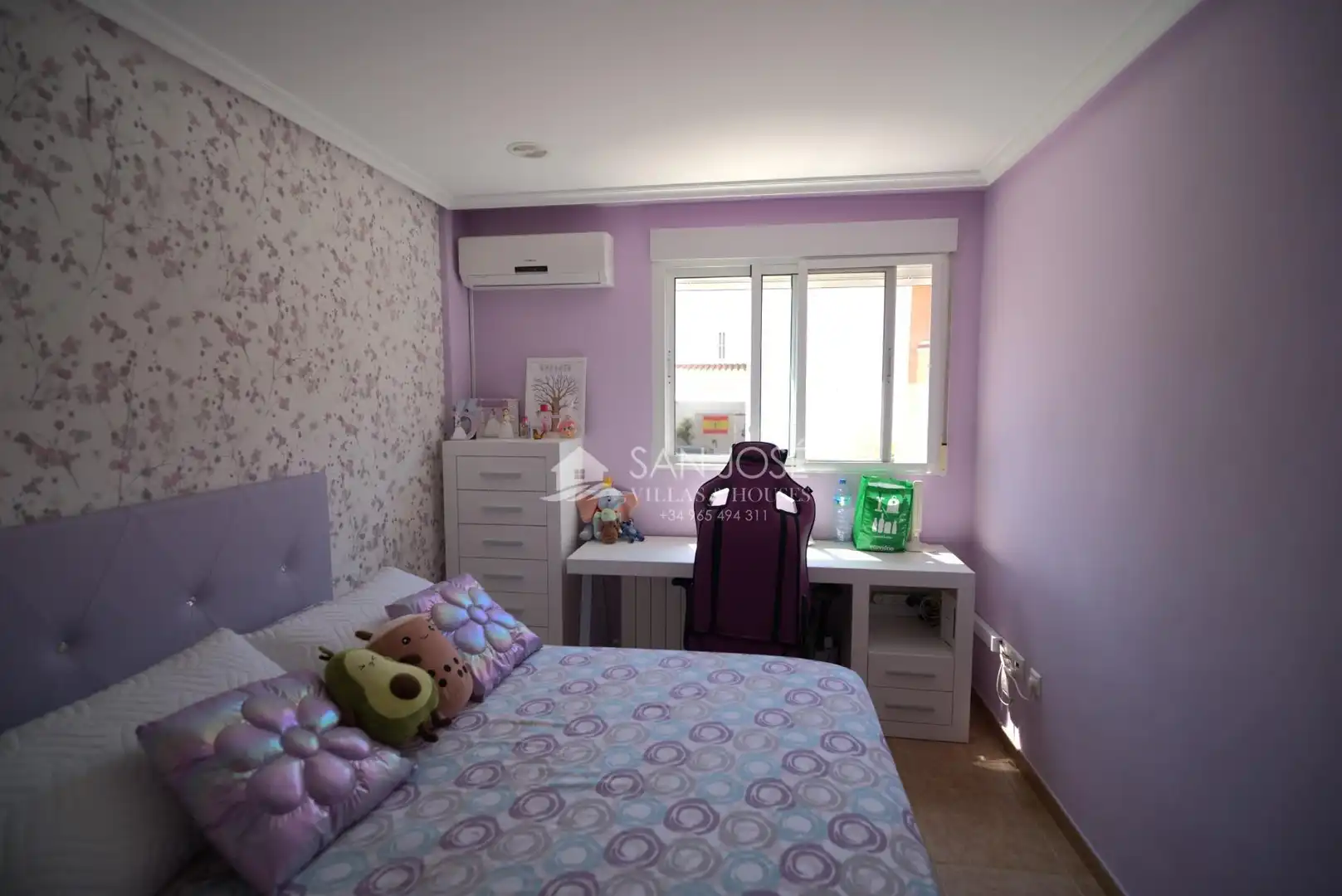 Bedroom of Detached homes for sale in Aspe  with Air Conditioner, Heating and Private garden