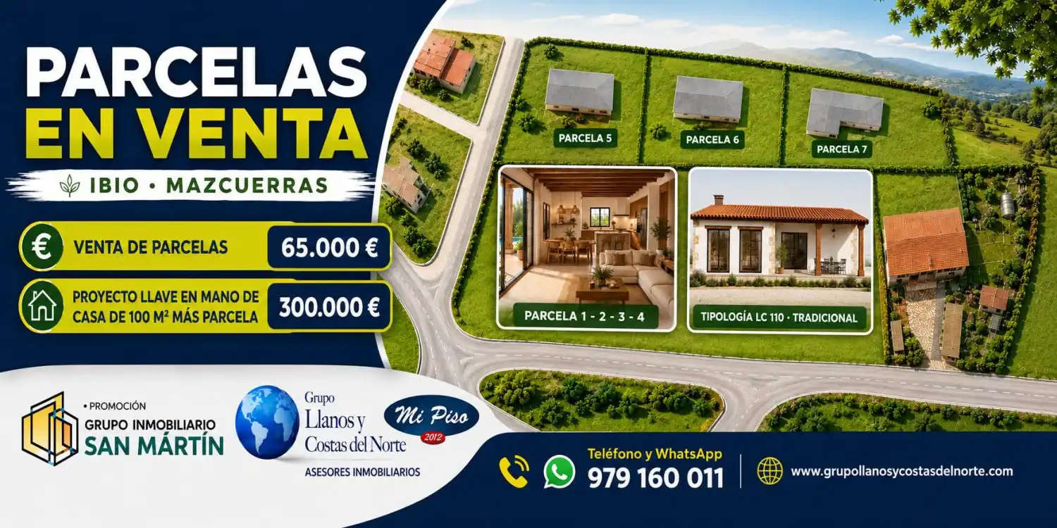 Lands and plots for sale in Mazcuerras