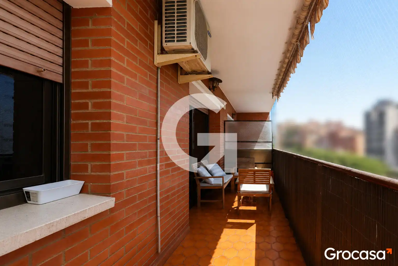 Balcony of Flat for sale in El Prat de Llobregat  with Air Conditioner, Heating and Oven