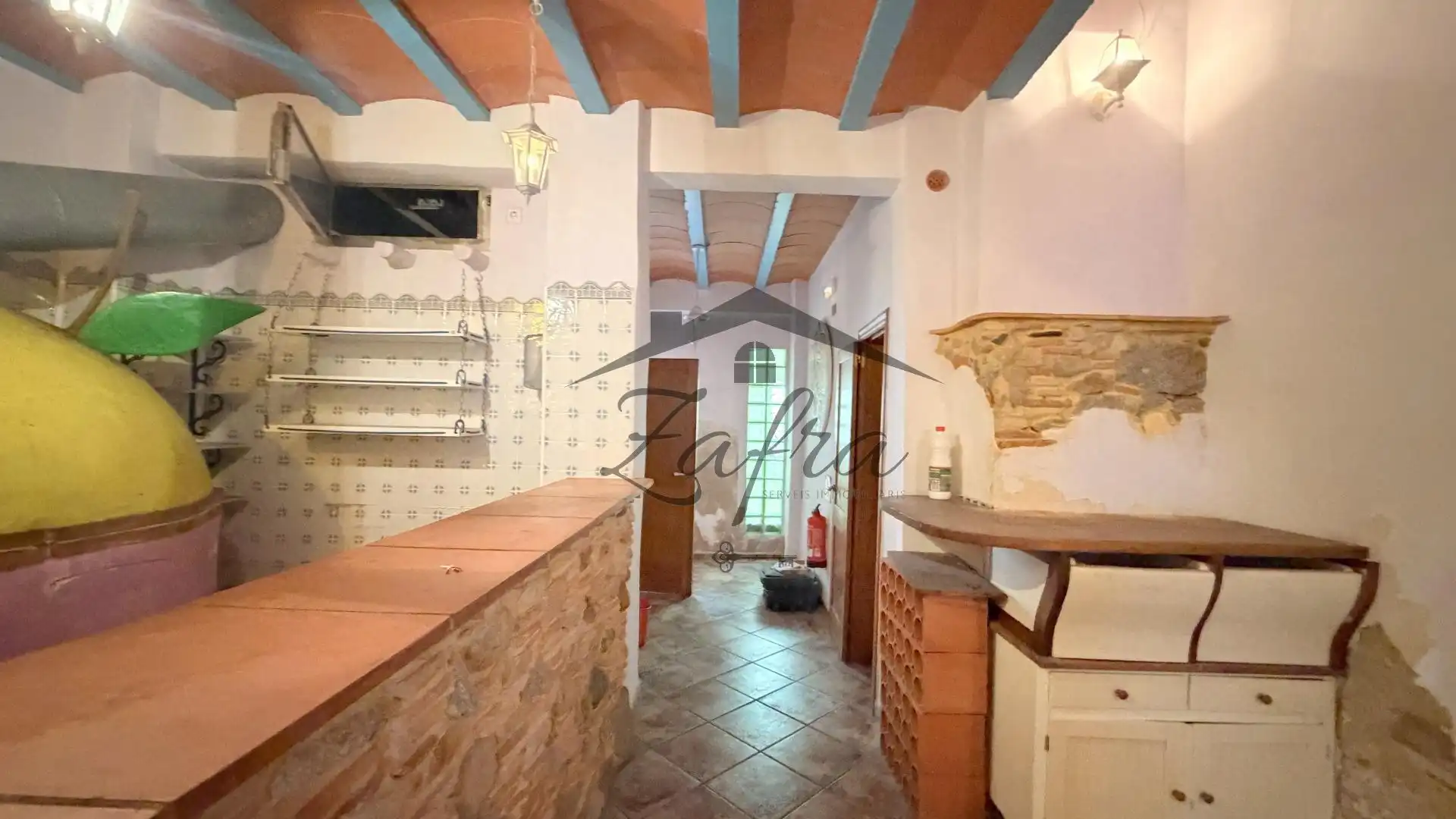 Cuina de Finca rústica en venda en Tossa de Mar amb Calefacció i Terrassa