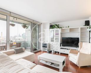 Living room of Flat to rent in  Barcelona Capital  with Air Conditioner, Heating and Private garden