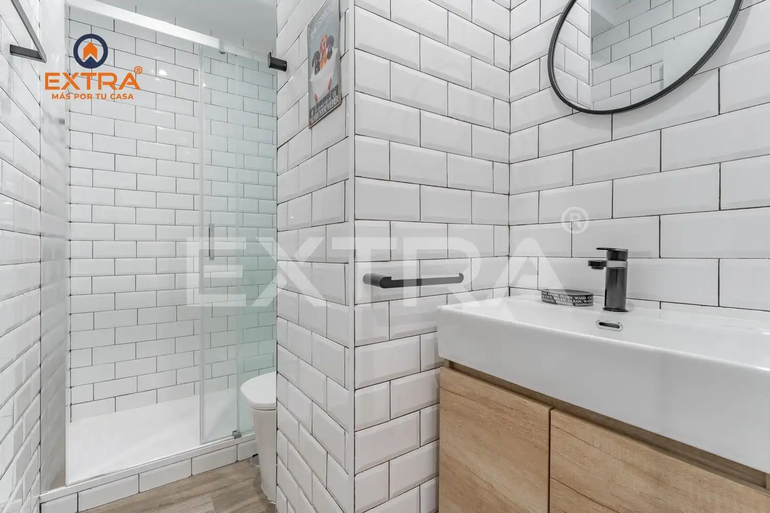 Badezimmer von Wohnung zum Verkauf in Madrid mit Klimaanlage, Heizung und Abstellraum