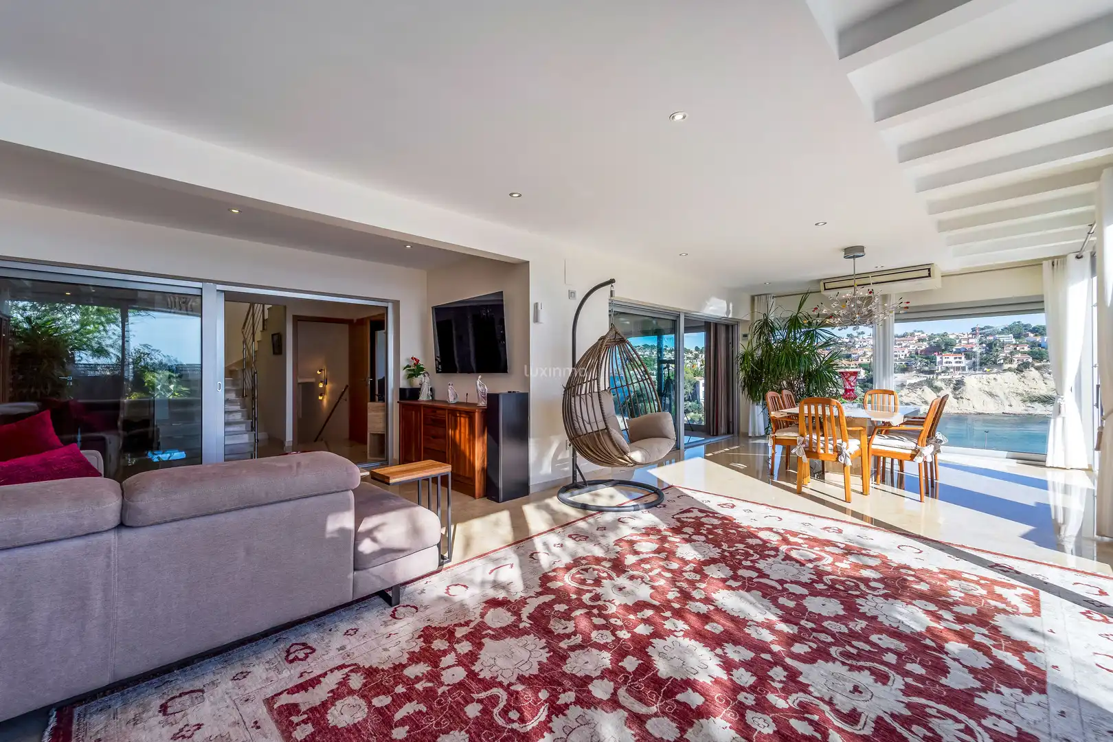 Sala de estar de Casa o chalet en venta en Calpe / Calp con Aire acondicionado, Terraza y Trastero
