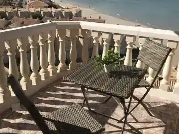 Terrasse von Wohnung zur Miete in La Manga del Mar Menor mit Schwimmbad, Möbliert und Balkon