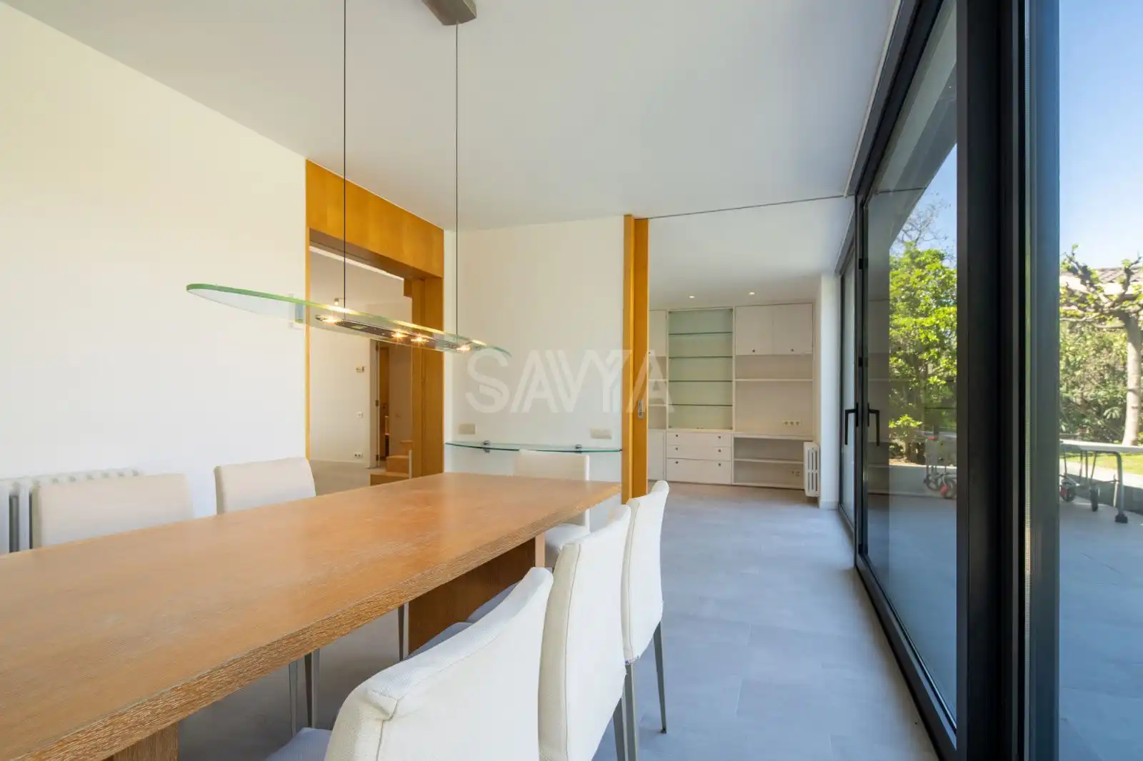 Dining room of Houses for sale in Sant Just Desvern  with Air Conditioner, Heating and Parquet flooring