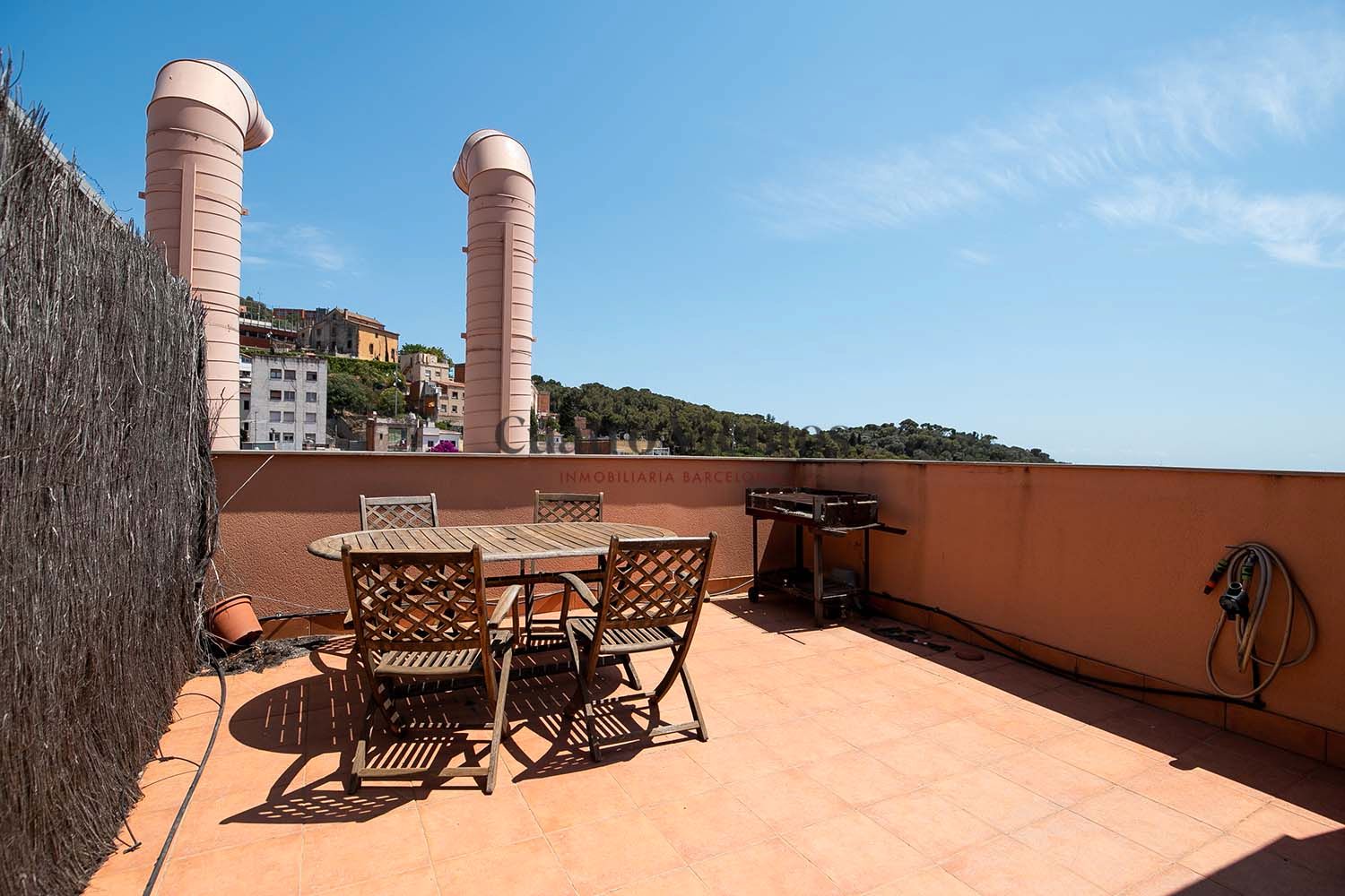 Terrace of Flat to rent in  Barcelona Capital  with Air Conditioner, Heating and Parquet flooring