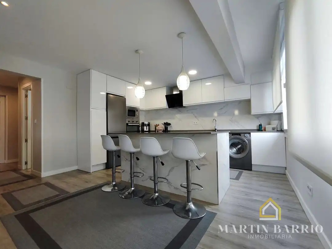 Cocina de Piso en venta en Muskiz con Calefacción, Jardín privado y Amueblado