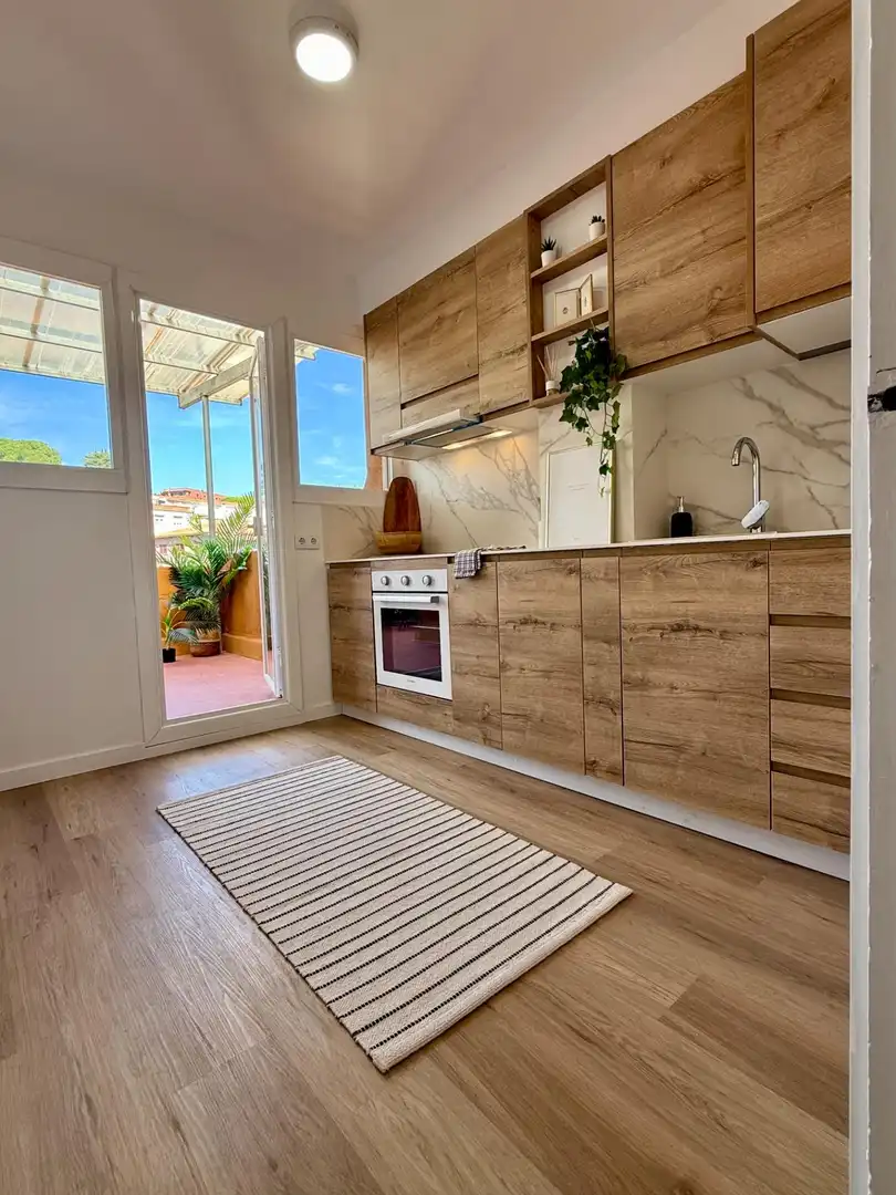 Kitchen of Attic for sale in Sant Feliu de Codines  with Air Conditioner, Heating and Terrace