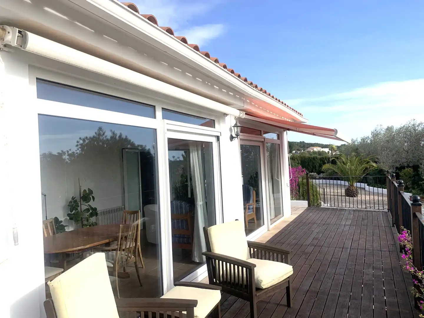Terraza de Finca rústica en venta en El Perelló con Aire acondicionado, Calefacción y Jardín privado