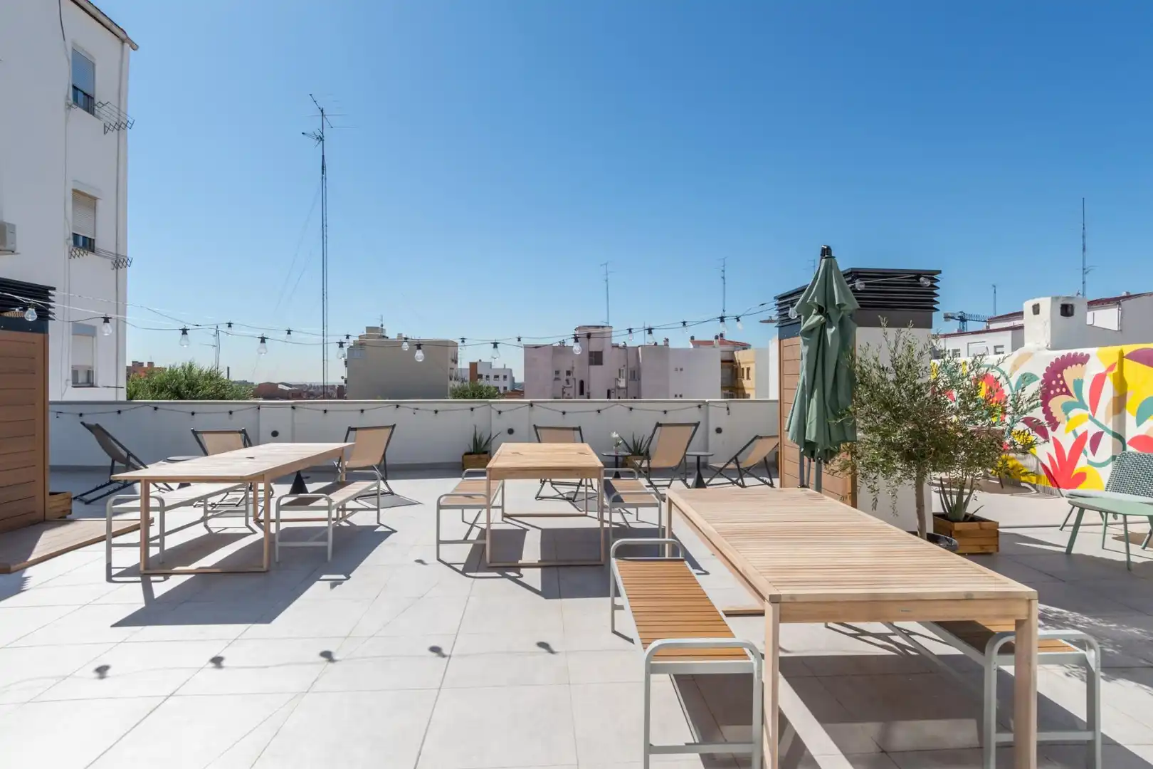 Terrace of Study for rent in Madrid