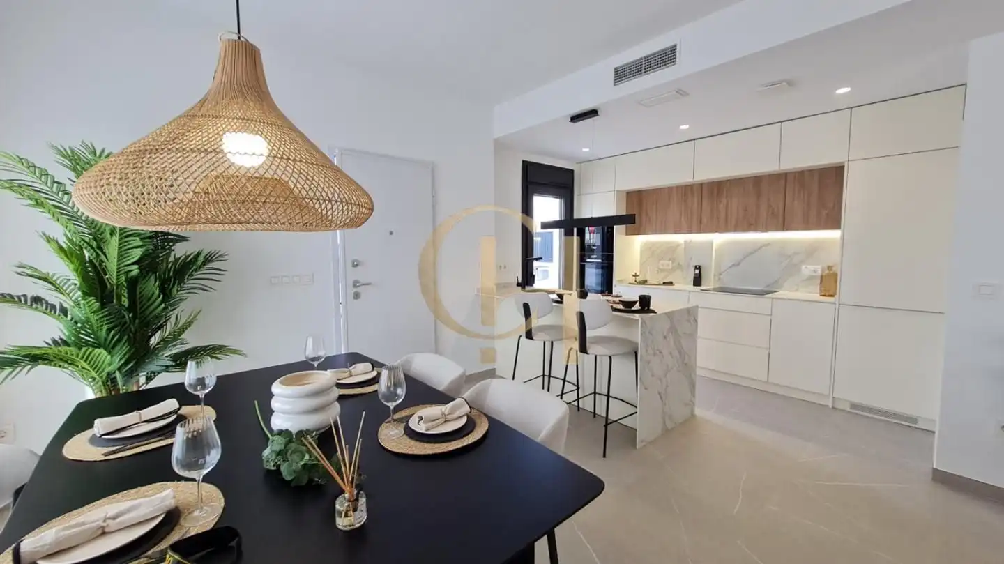 Cocina de Casa o chalet en venta en Los Alcázares con Calefacción, Terraza y Piscina