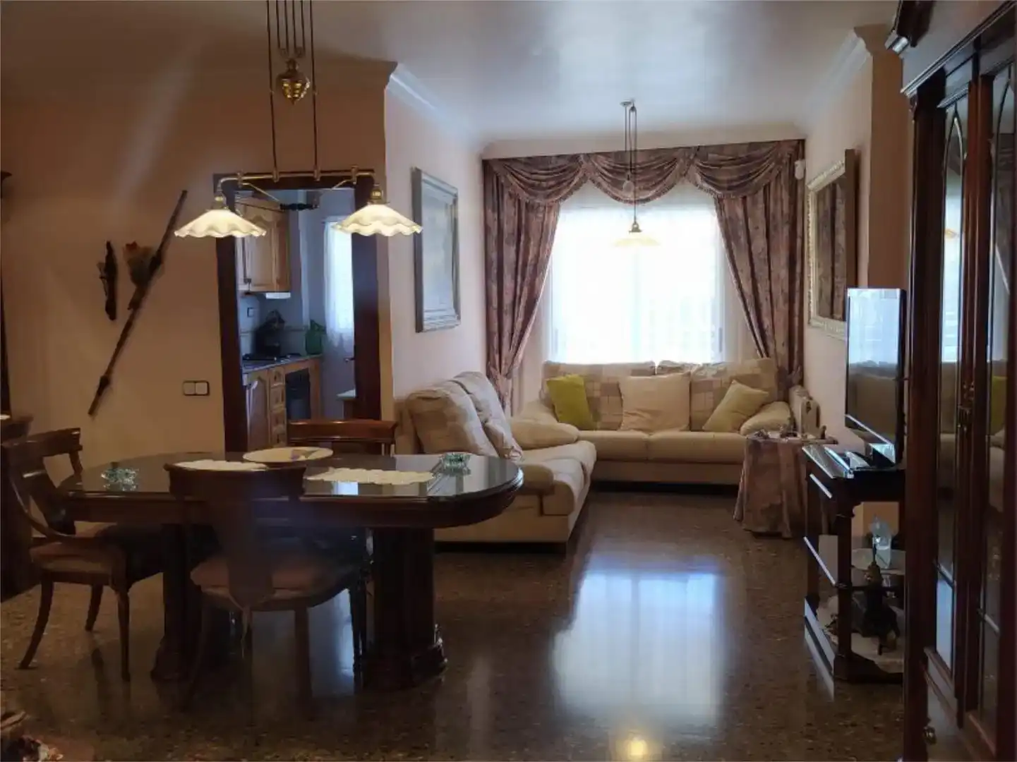 Living room of Flat for sale in Badalona  with Balcony