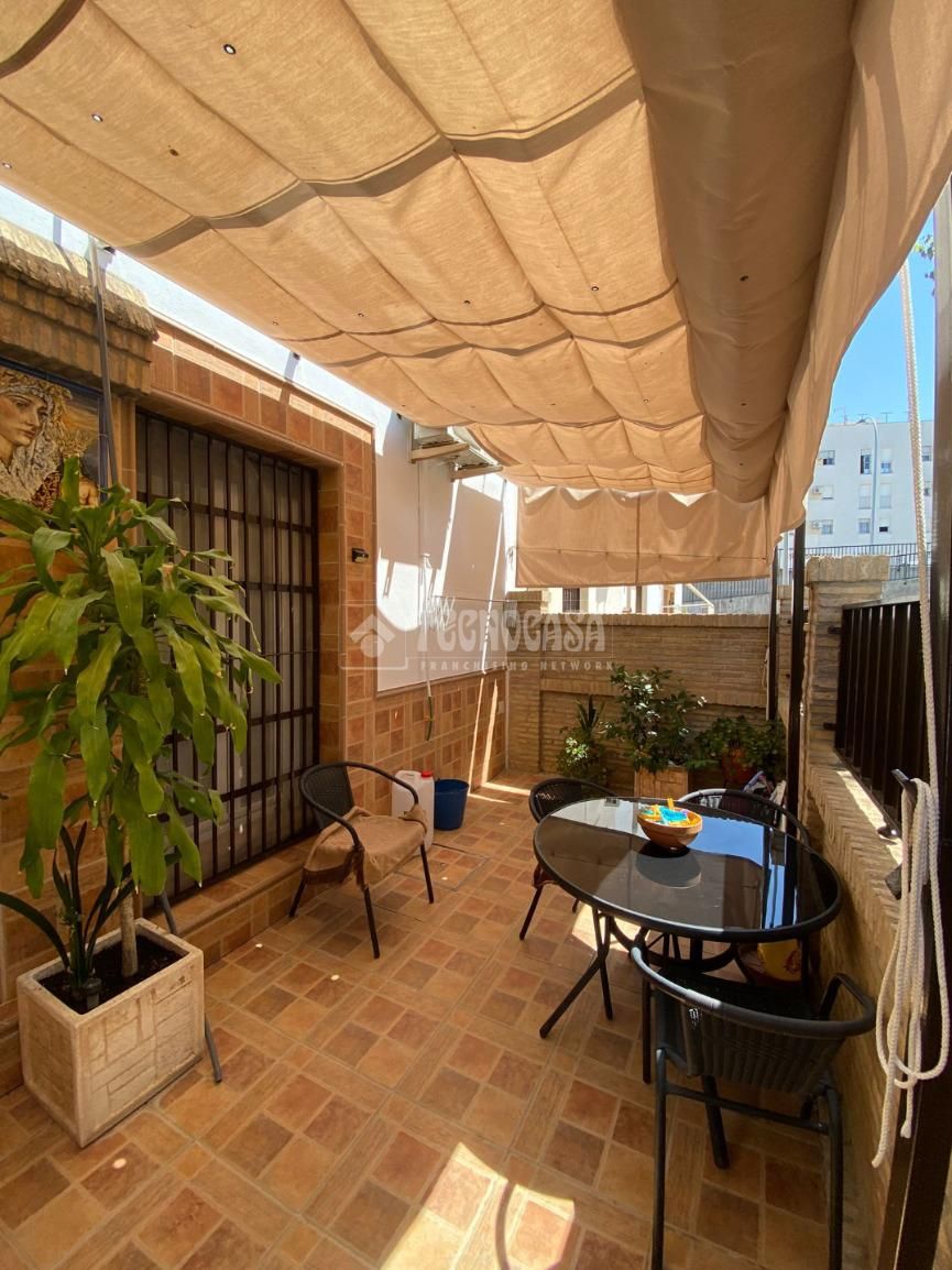 Terrace of Single-family semi-detached for sale in Lebrija  with Air Conditioner