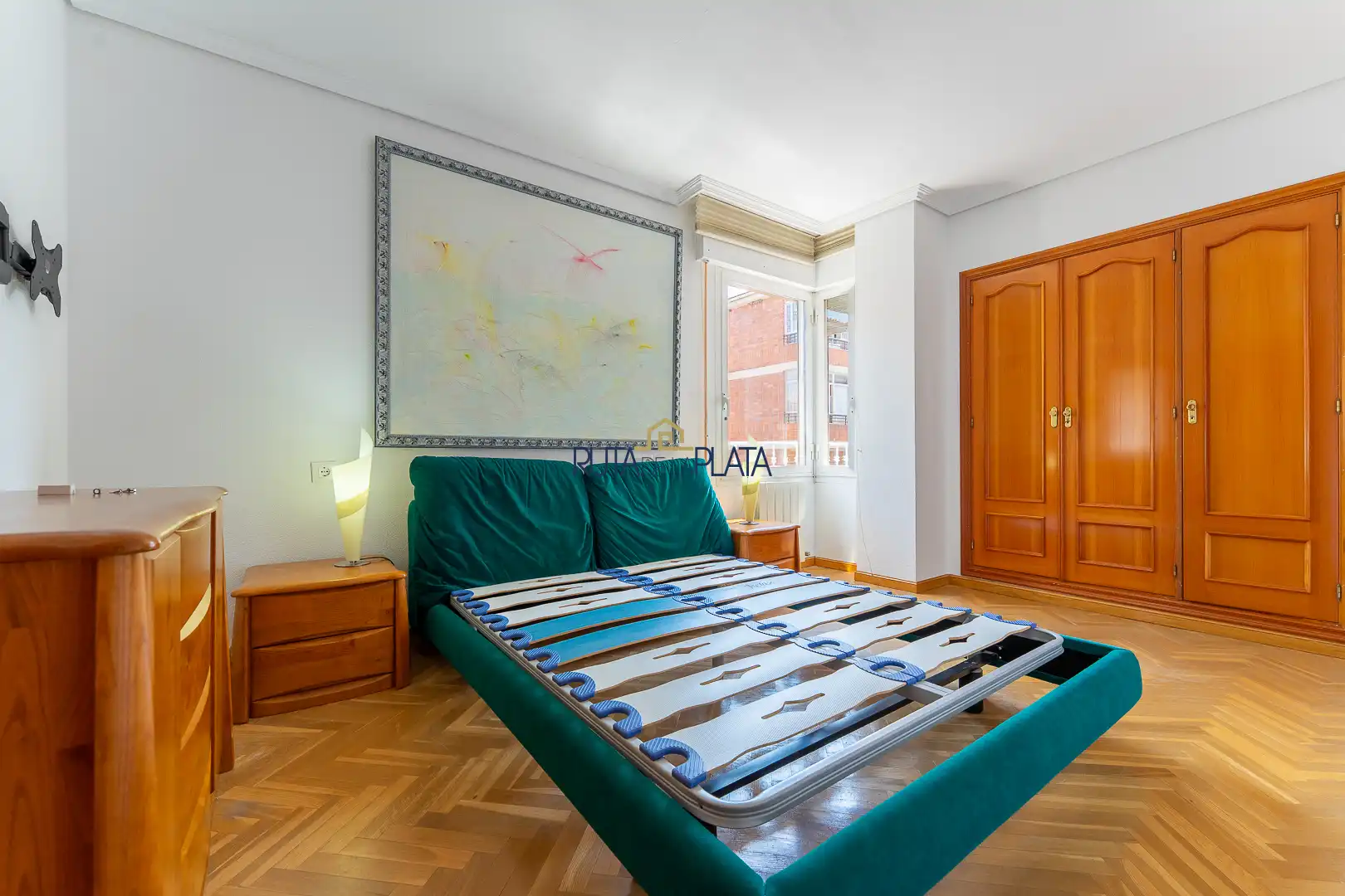 Bedroom of Flat for rent in Zamora Capital   with Heating, Parquet flooring and Terrace