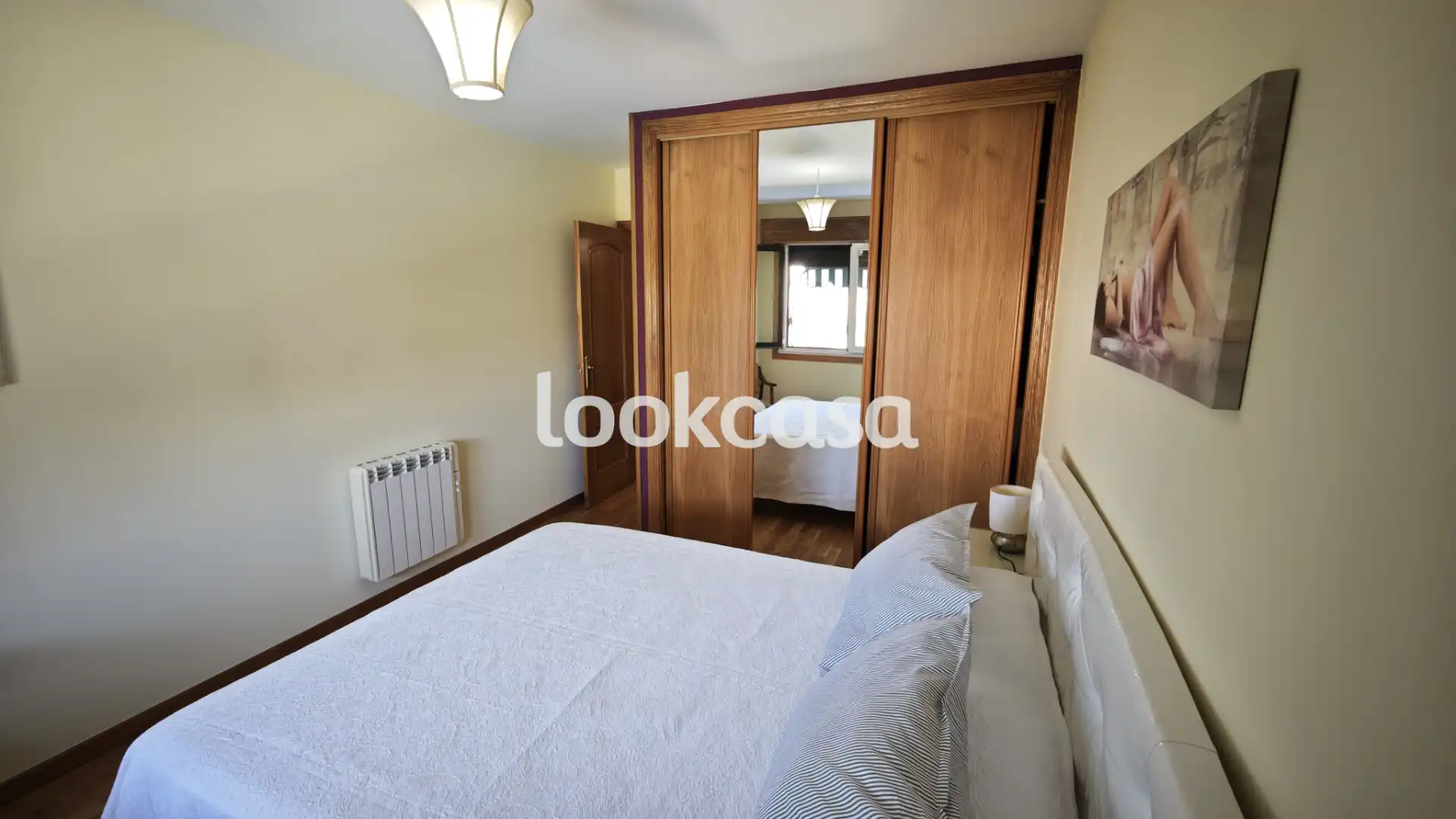 Bedroom of Flat for sale in Sanxenxo  with Heating, Private garden and Parquet flooring