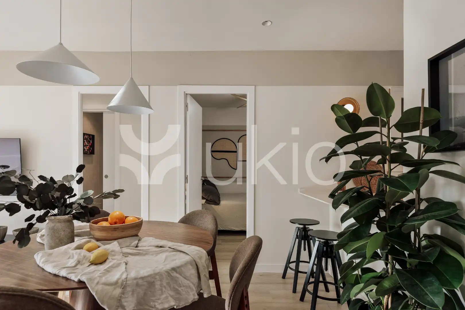 Living room of Apartments for rent in Barcelona  with Air Conditioner, Furnished and Oven