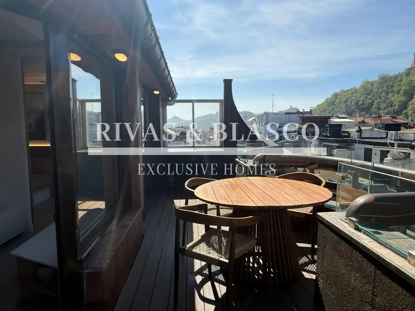 Terraza de Apartamento de alquiler en Donostia - San Sebastián  con Calefacción, Terraza y Amueblado