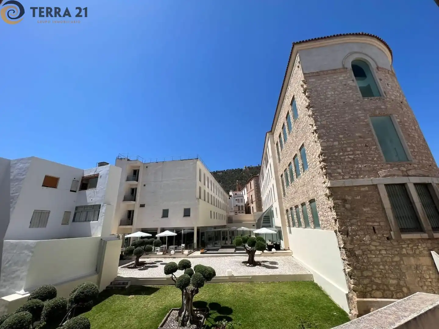 Vista exterior de Pis de lloguer en Jaén amb Aire condicionat, Moblat i Balcó