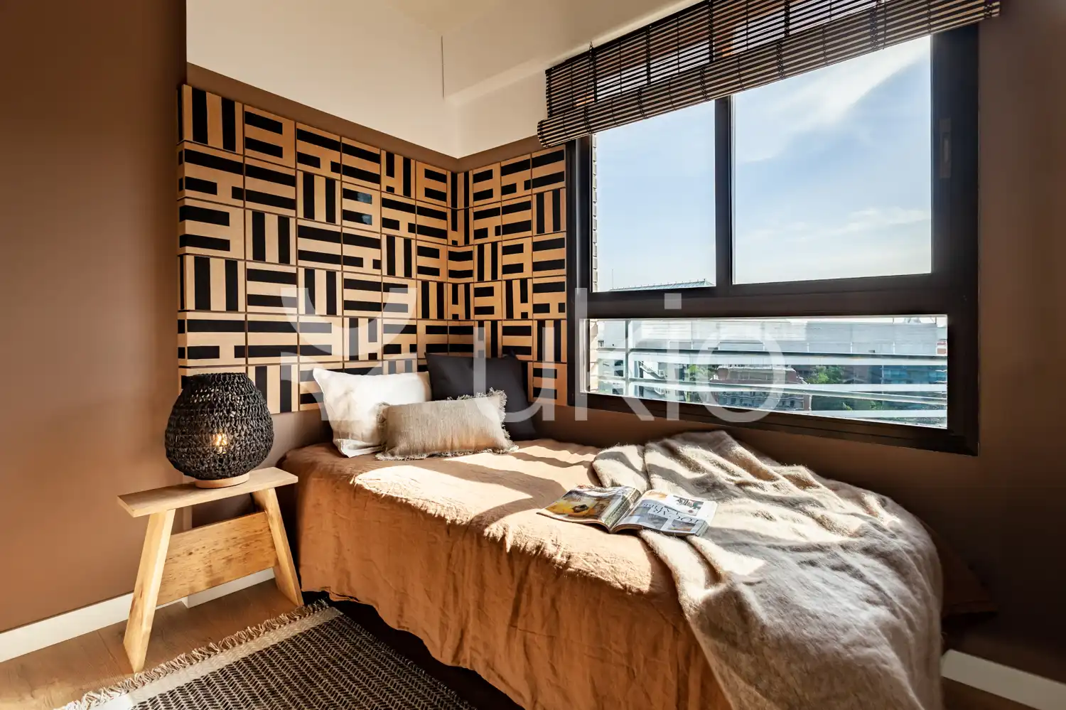 Bedroom of Apartments for rent in Barcelona  with Air Conditioner, Heating and Terrace