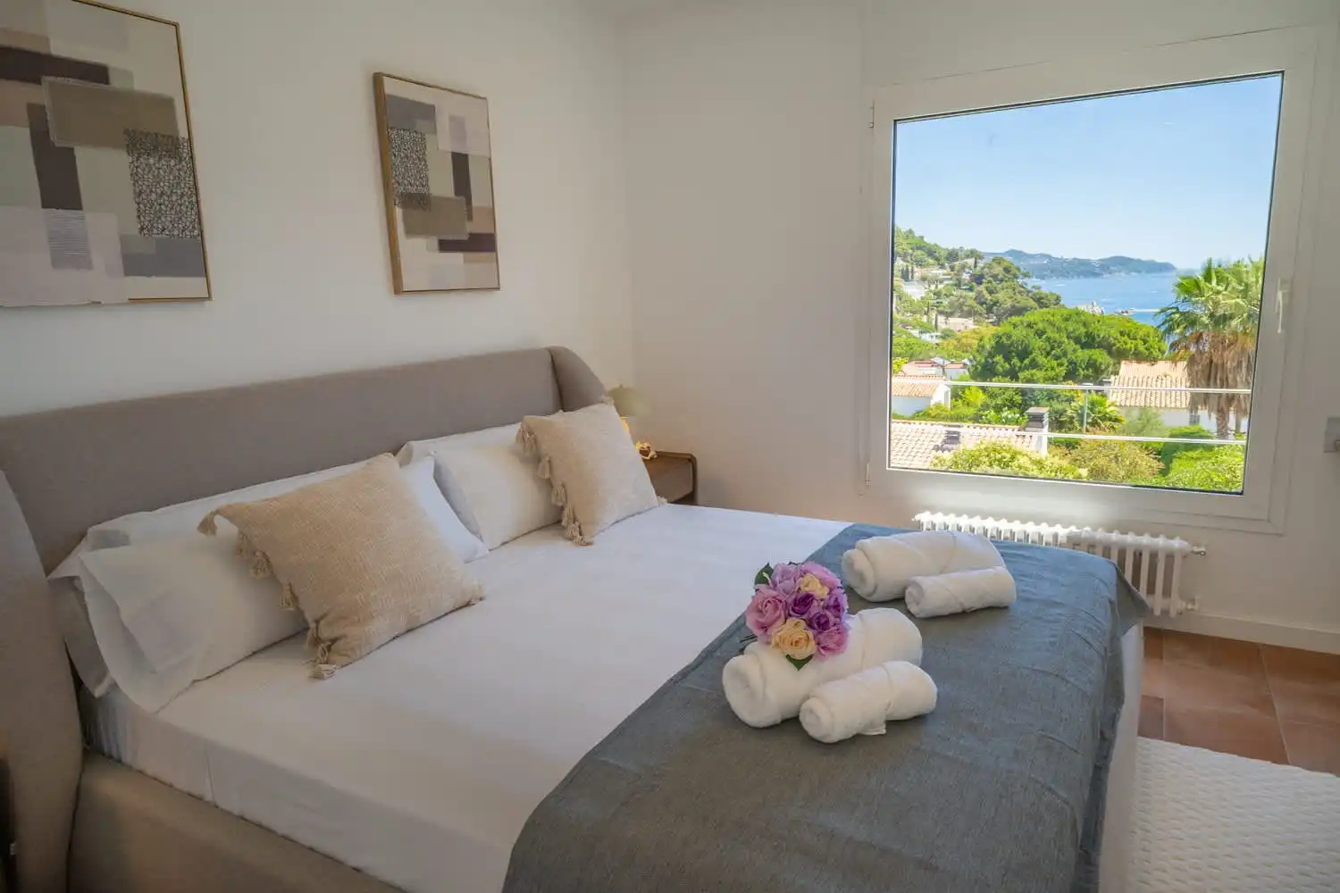 Habitación de Casa o chalet de alquiler en Blanes con Aire acondicionado, Calefacción y Jardín privado