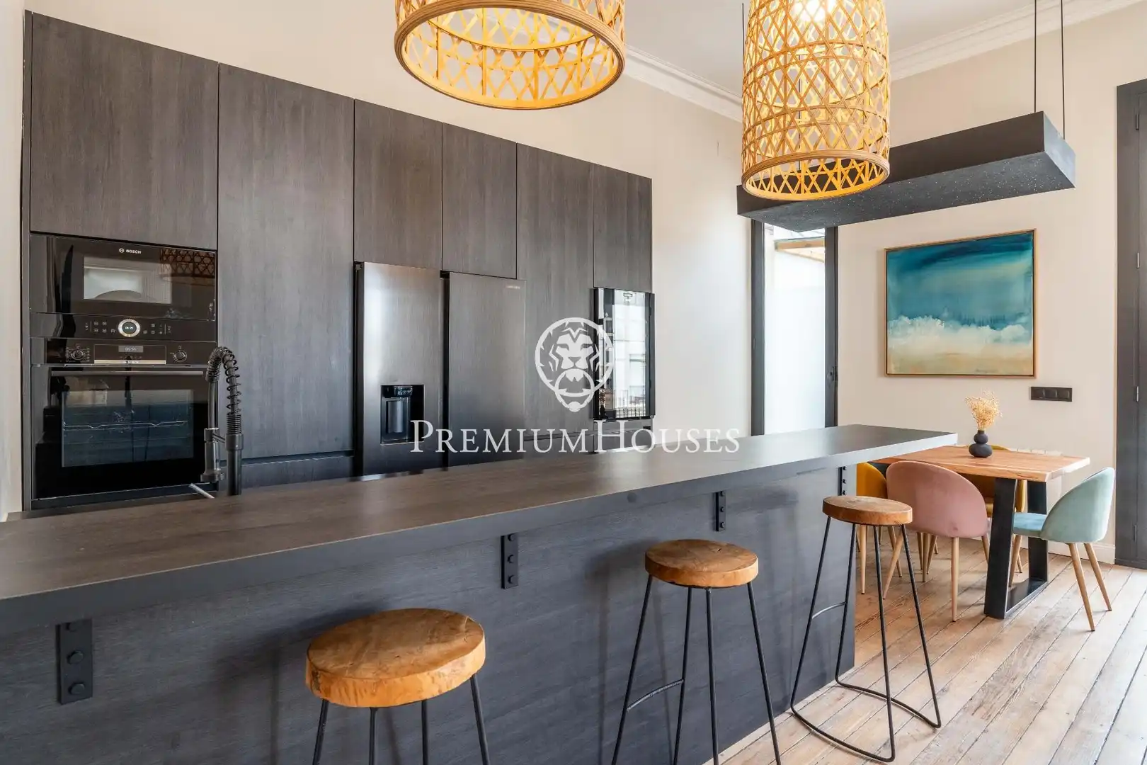 Kitchen of Flat for sale in Vilanova i la Geltrú  with Air Conditioner, Heating and Terrace