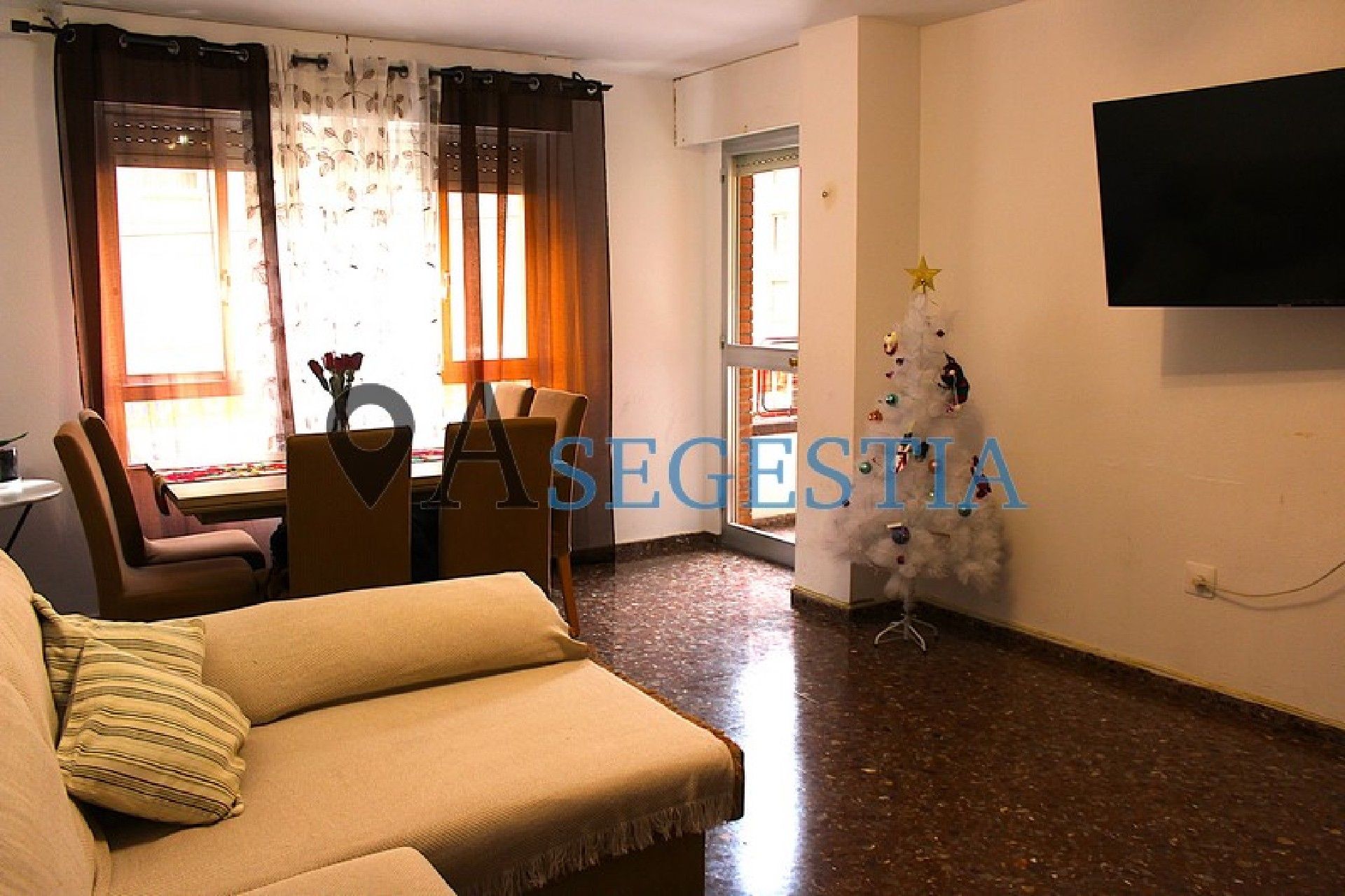 Sala d'estar de Pis en venda en Vila-real amb Terrassa i Moblat