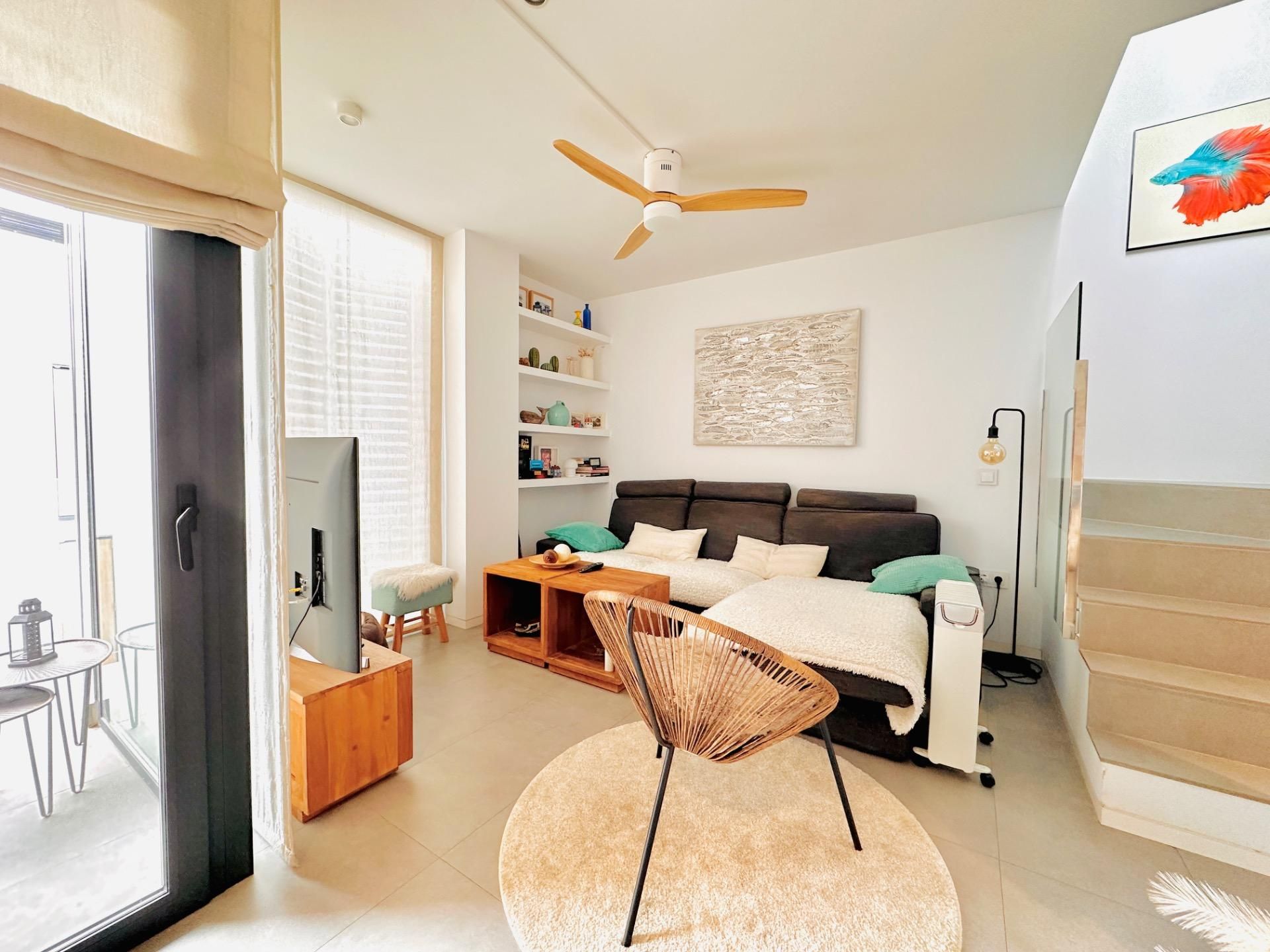 Living room of Attic for sale in Palamós  with Terrace, Storage room and Balcony