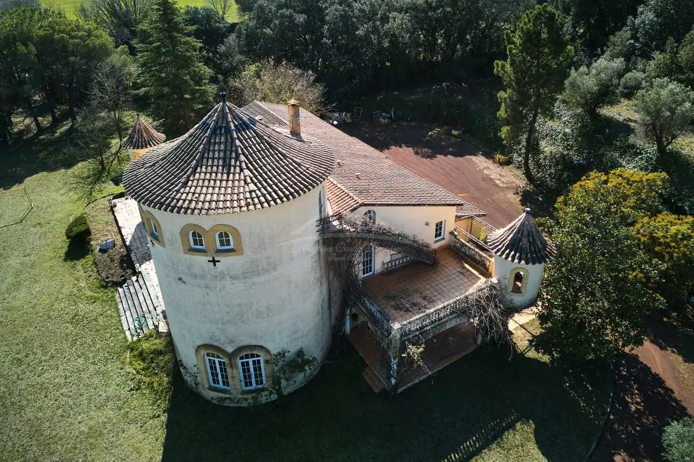Vista exterior de Finca rústica en venta en Celrà con Calefacción, Jardín privado y Terraza