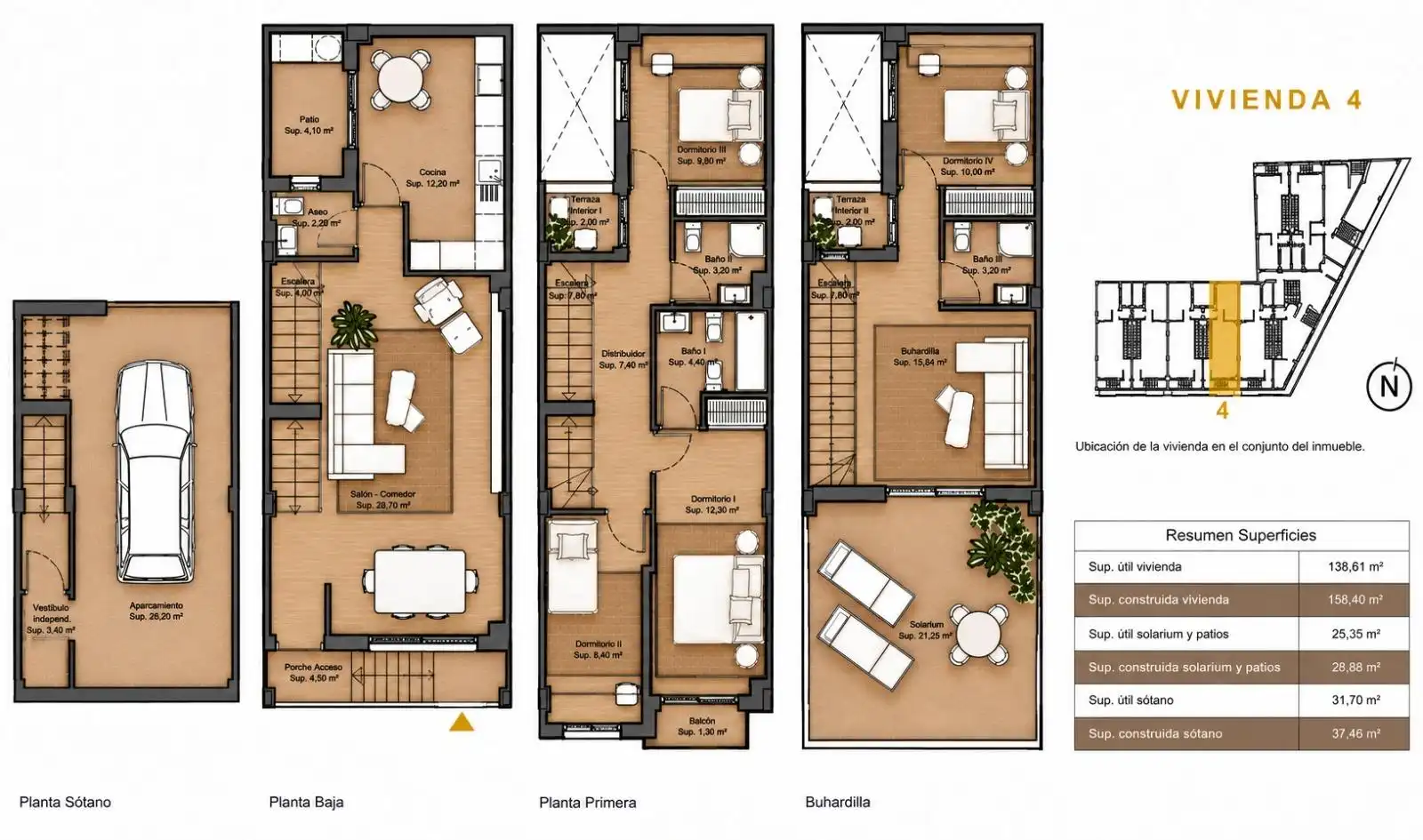 Triplex zum Verkauf in Pedanías Este, imagen 33