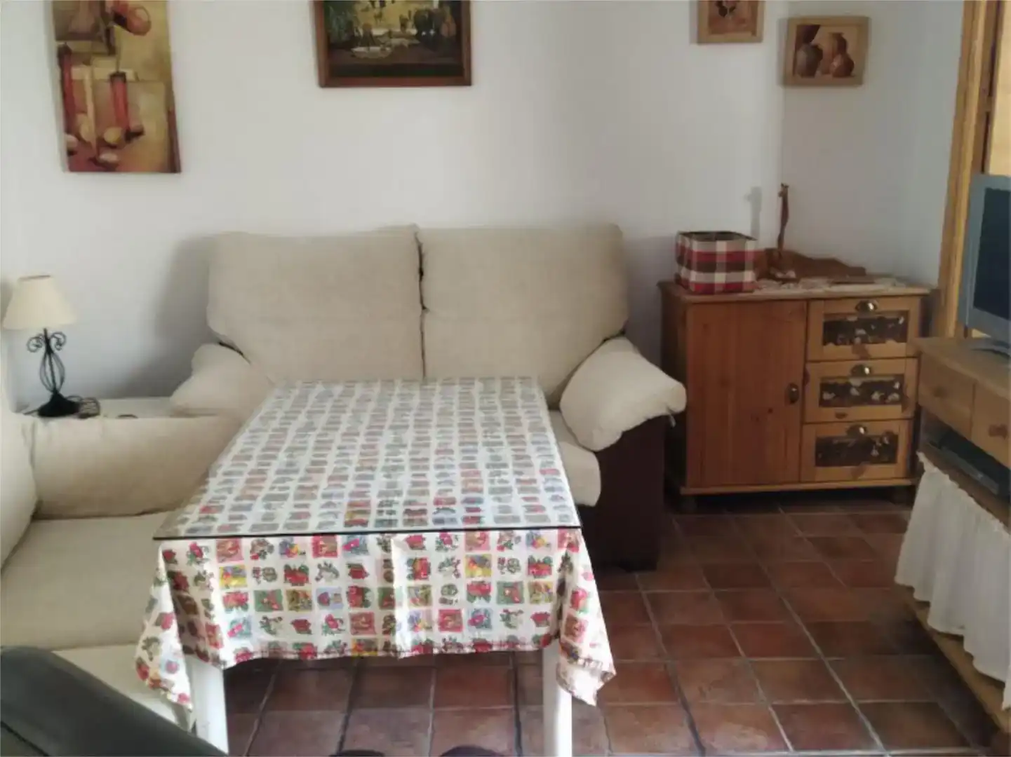 Sala de estar de Casa adosada en venta en Almonaster la Real, Huelva