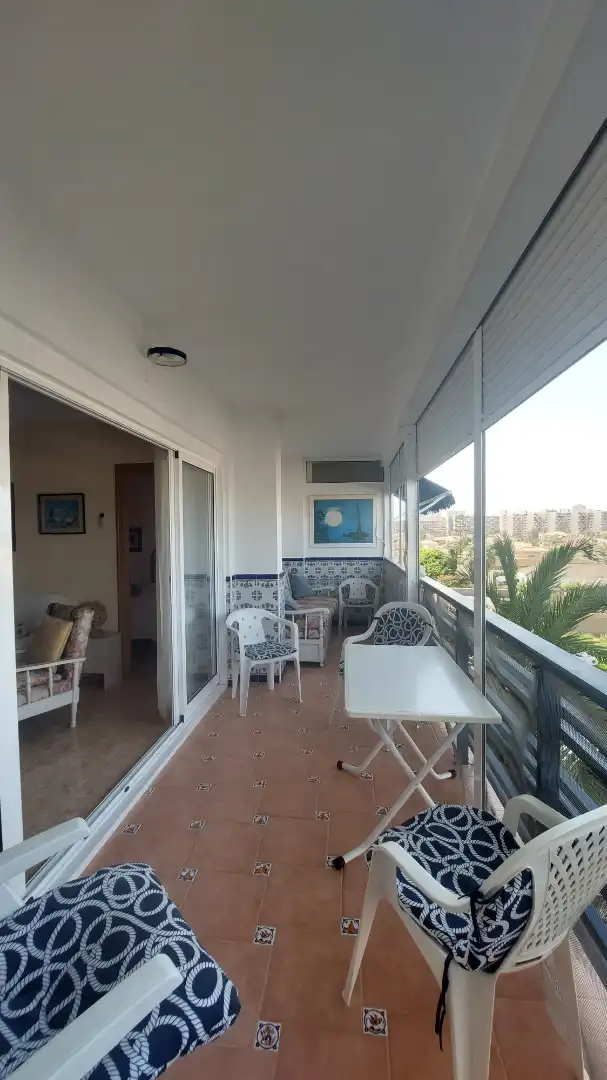 Terraza de Apartamento en venta en La Manga del Mar Menor con Aire acondicionado, Calefacción y Terraza