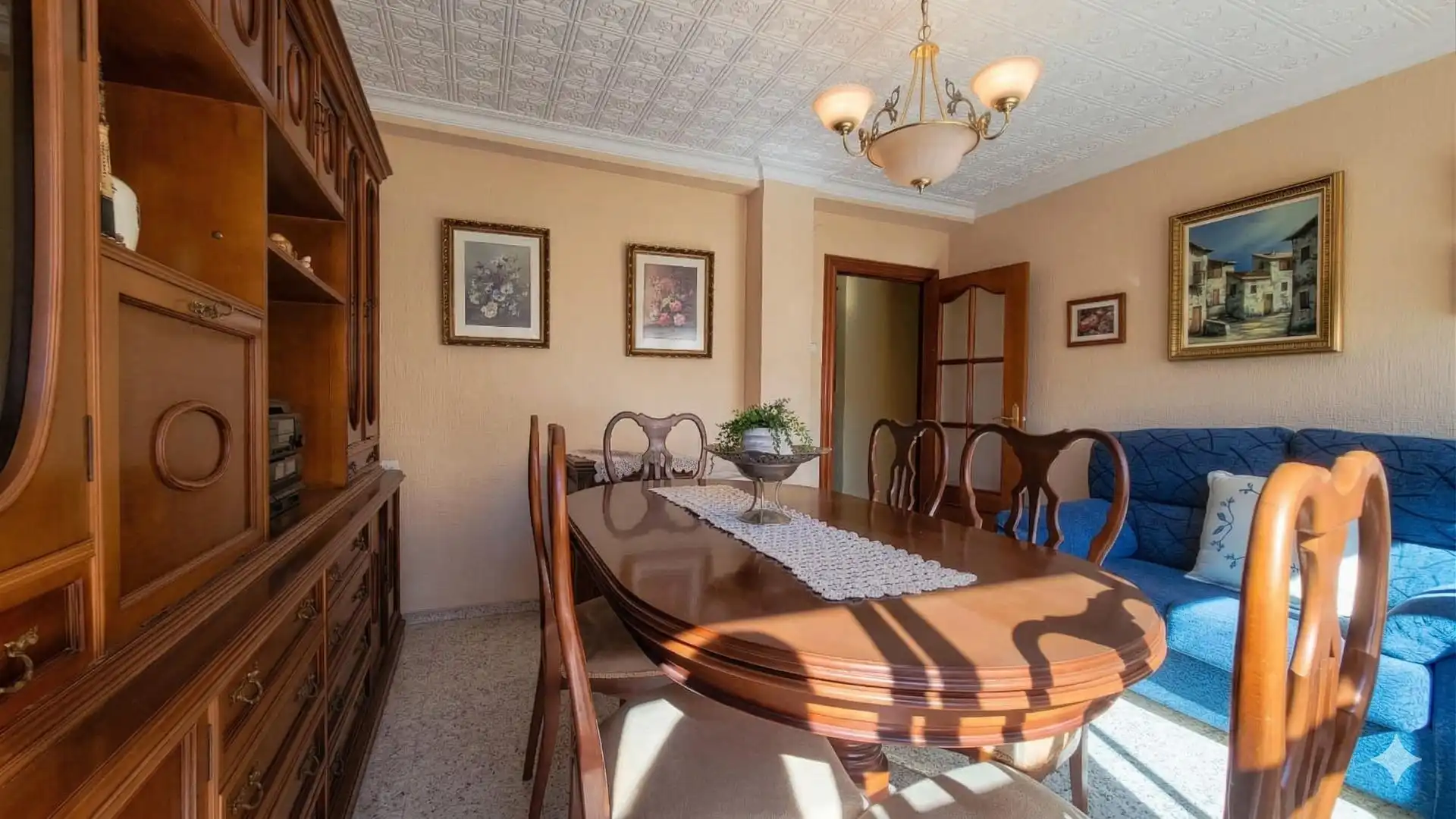 Dining room of Flat for sale in Almería  with Terrace and Furnished