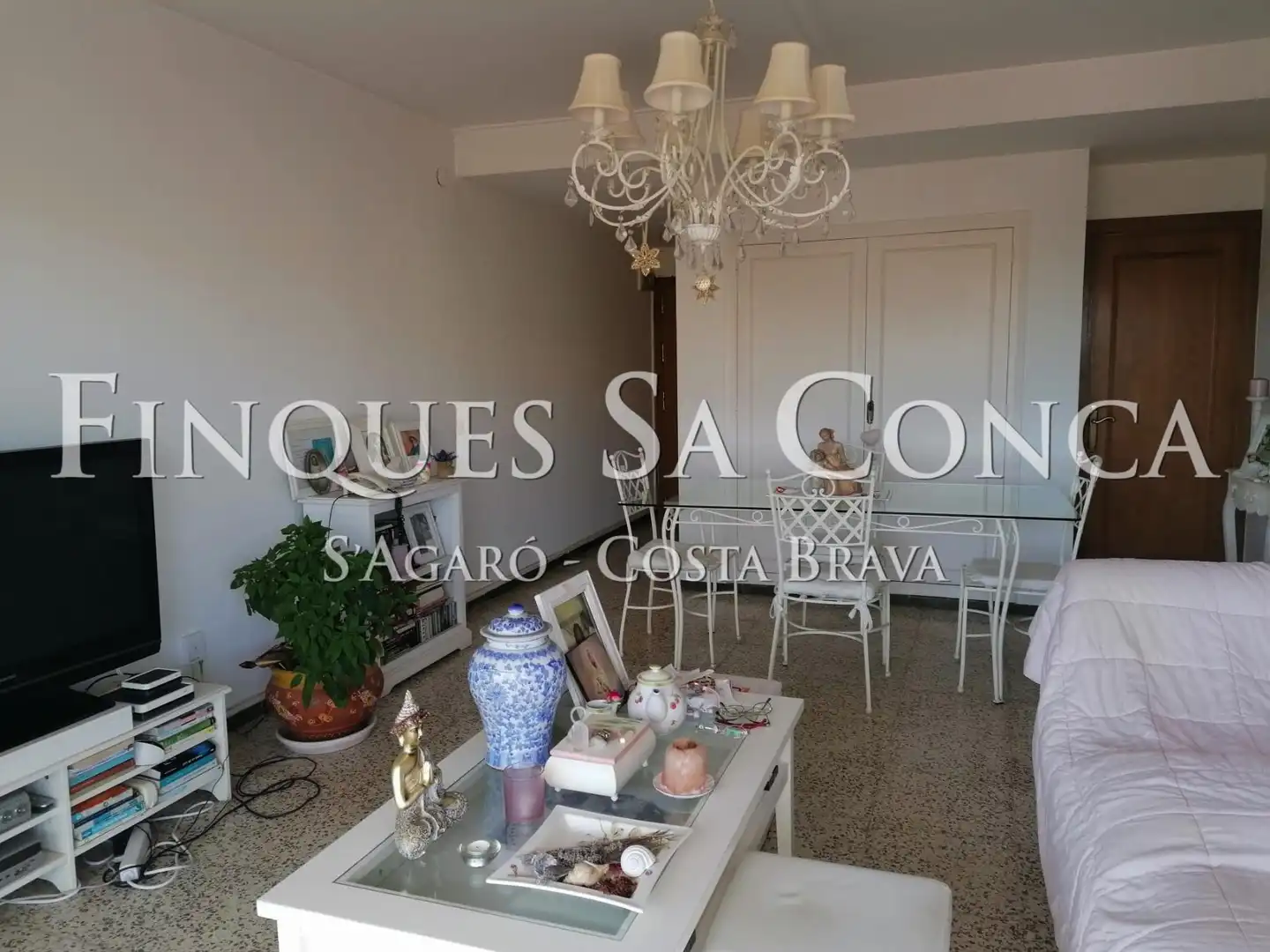 Sala d'estar de Apartament en venda en Castell d'Aro, Platja d'Aro i s'Agaró amb Calefacció i Terrassa
