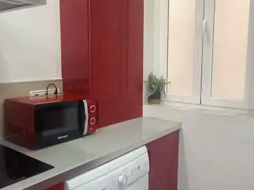 Kitchen of Flat for rent in  Madrid Capital  with Air Conditioner