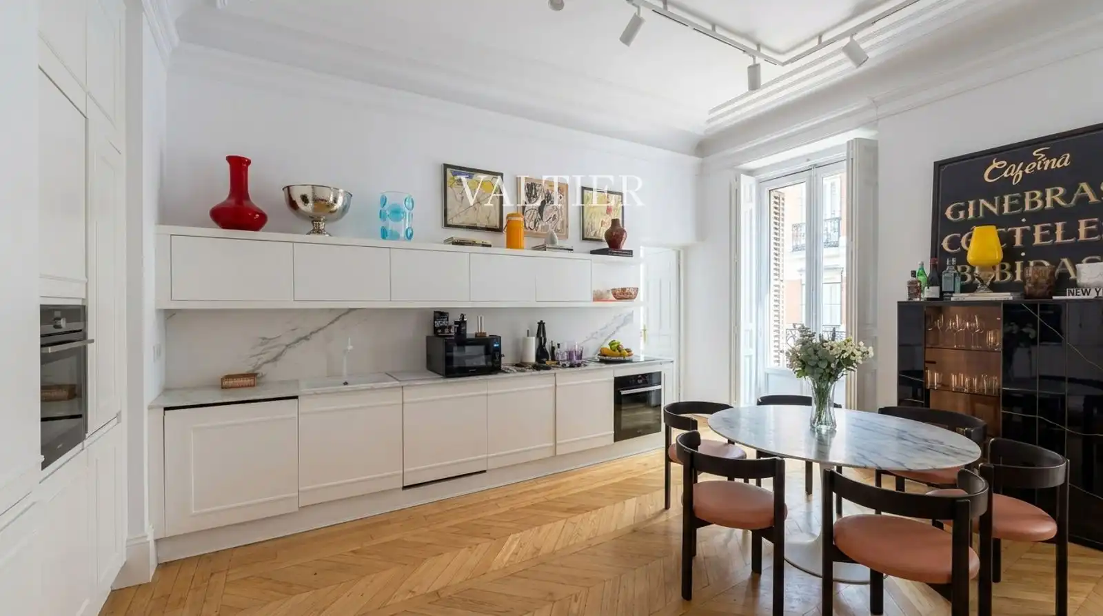 Kitchen of Flat for rent in Madrid  with Air Conditioner, Heating and Terrace