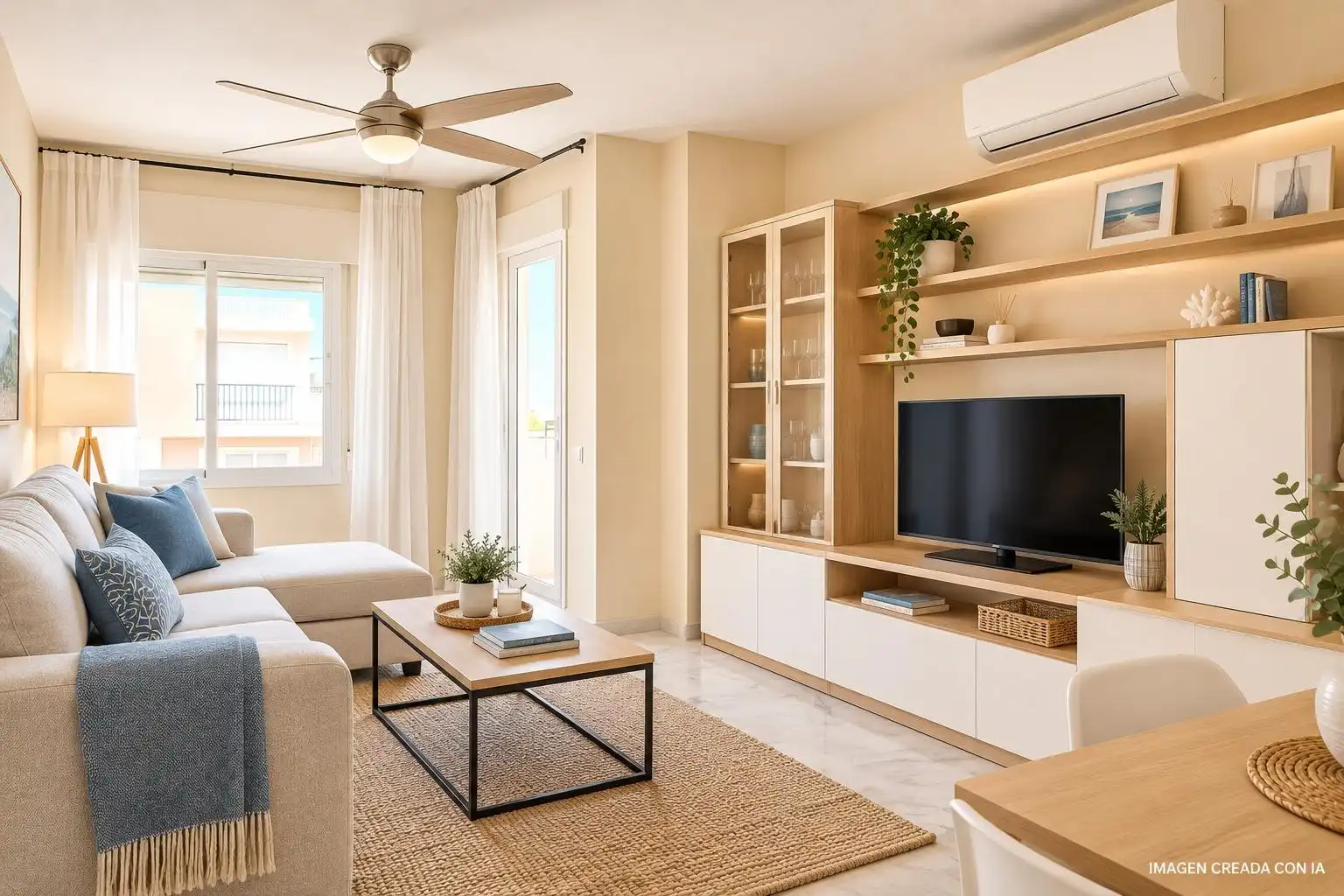 Sala de estar de Piso en venta en Playa del Rincón