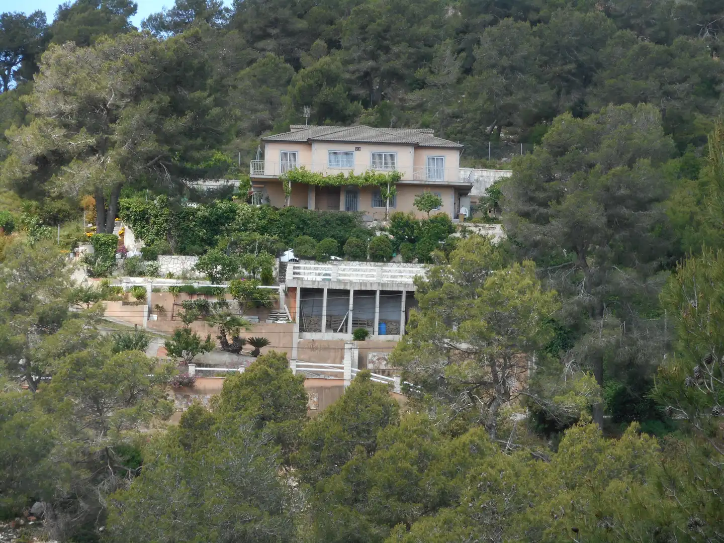 Vista exterior de Casa o xalet en venda en Olesa de Bonesvalls amb Calefacció, Jardí privat i Terrassa